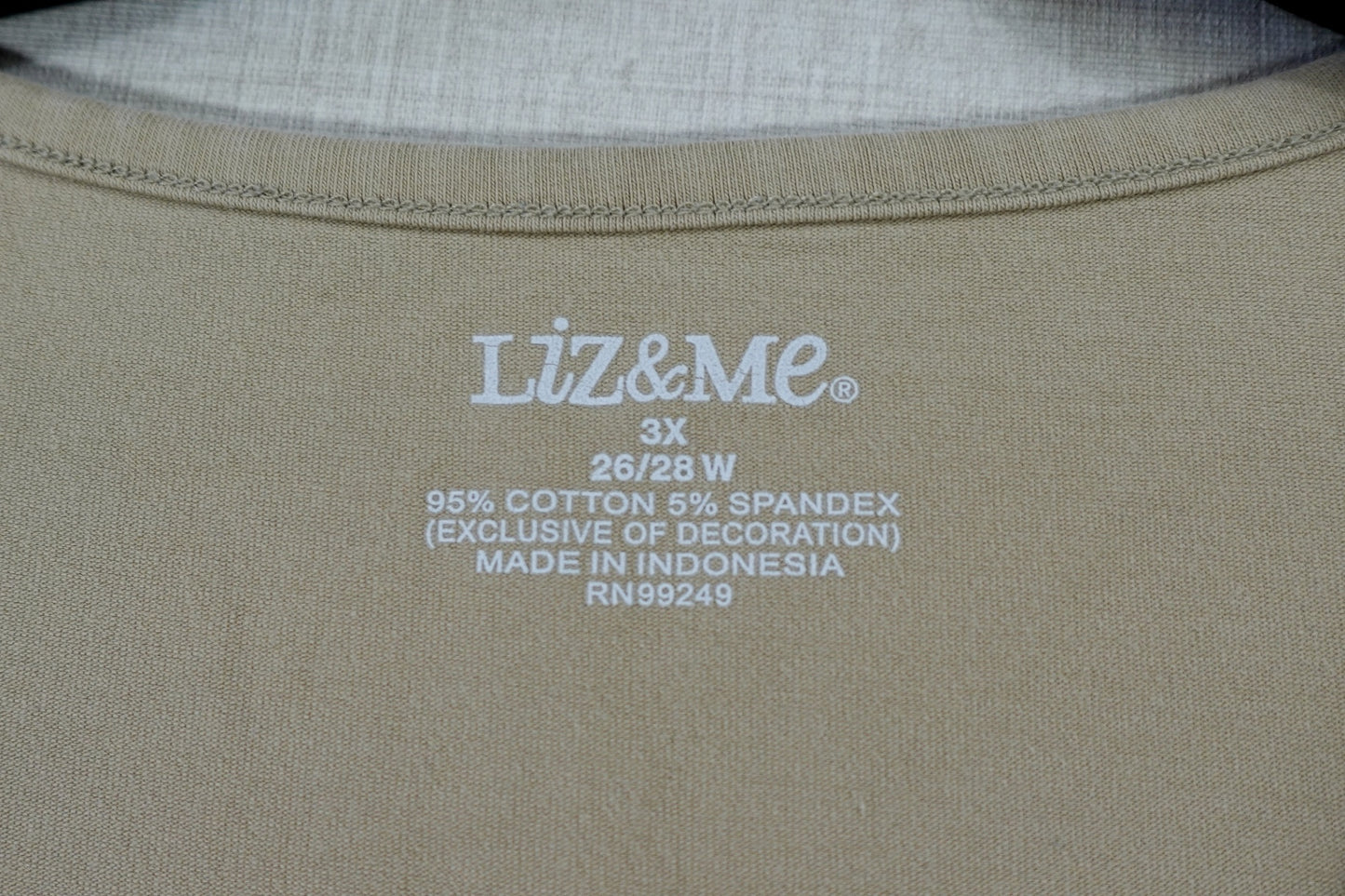 Liz & Me, Short Sleeved Top, 26/28