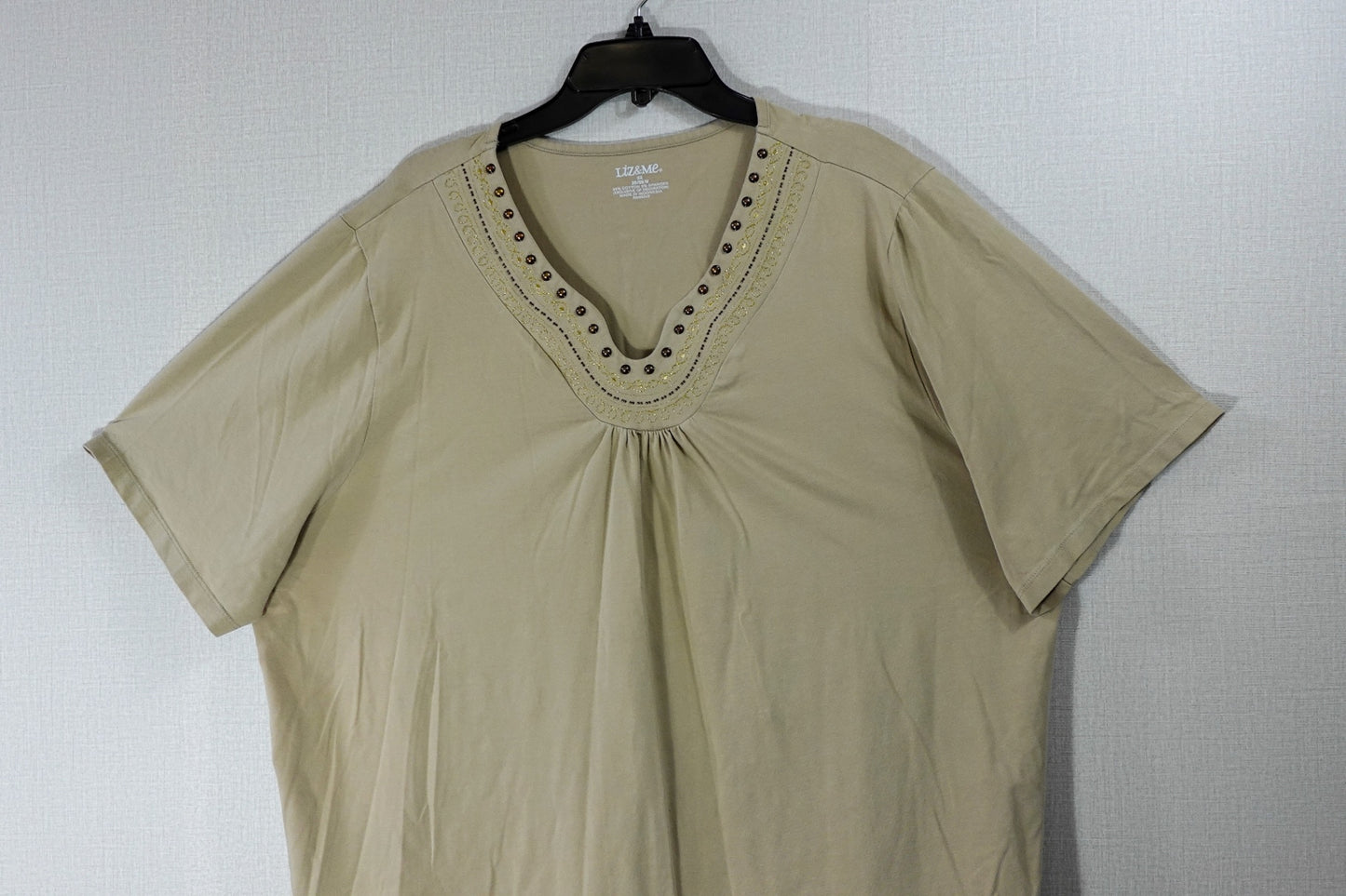 Liz & Me, Short Sleeved Top, 26/28