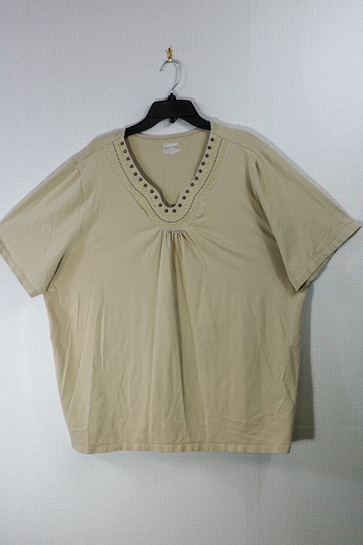 Liz & Me, Short Sleeved Top, 26/28