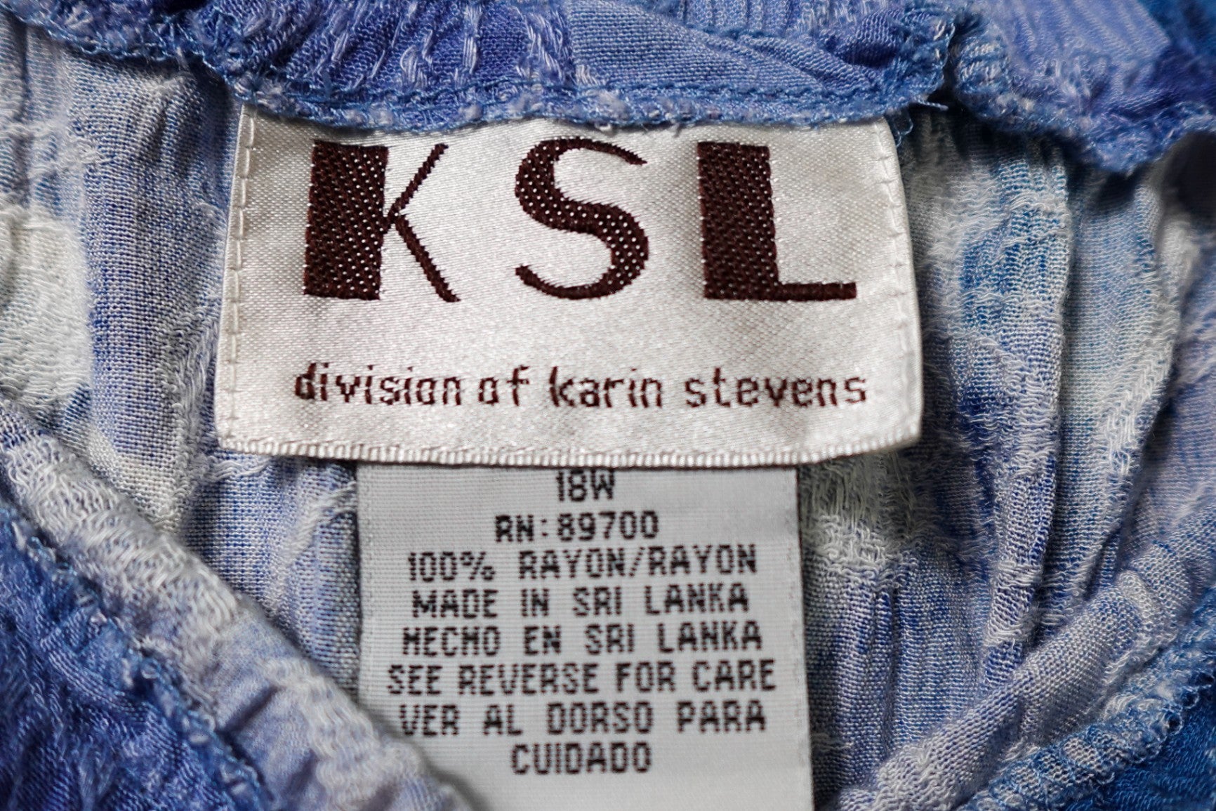 KSL, Vintage Sharkbite Skirt, 18W