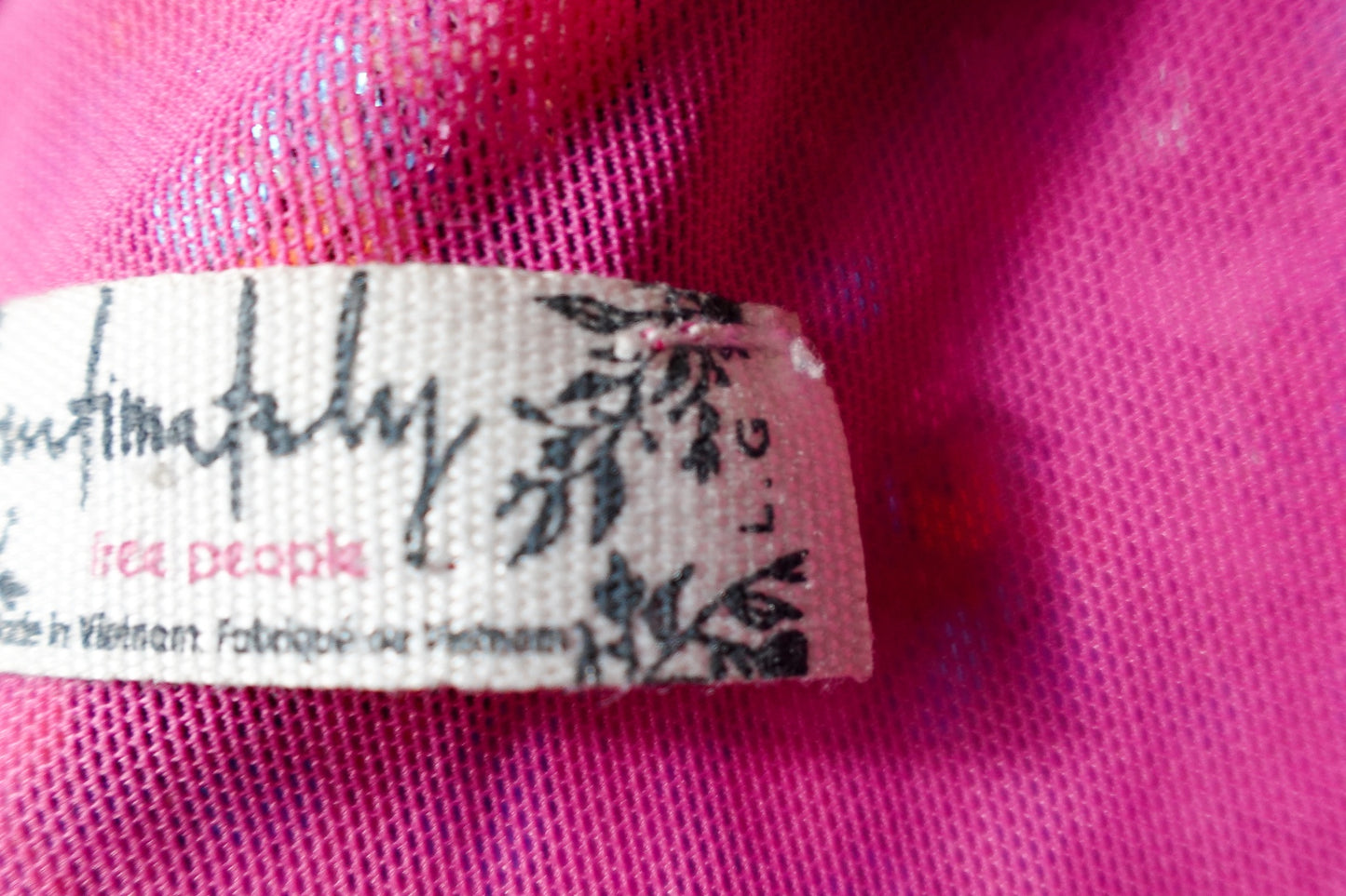 Free People, Sequin Crop Top, L (Roomy Should fit 14/16)