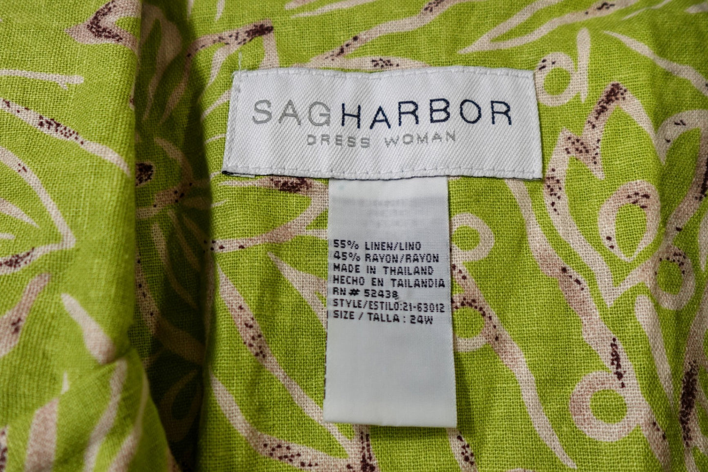 Sag Harbor, New Short Sleeved Top, 24W / XXL