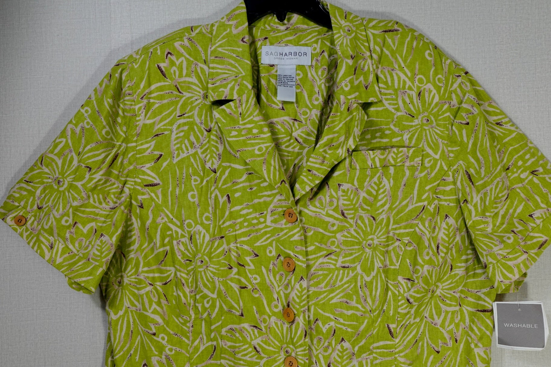 Sag Harbor, New Short Sleeved Top, 24W / XXL