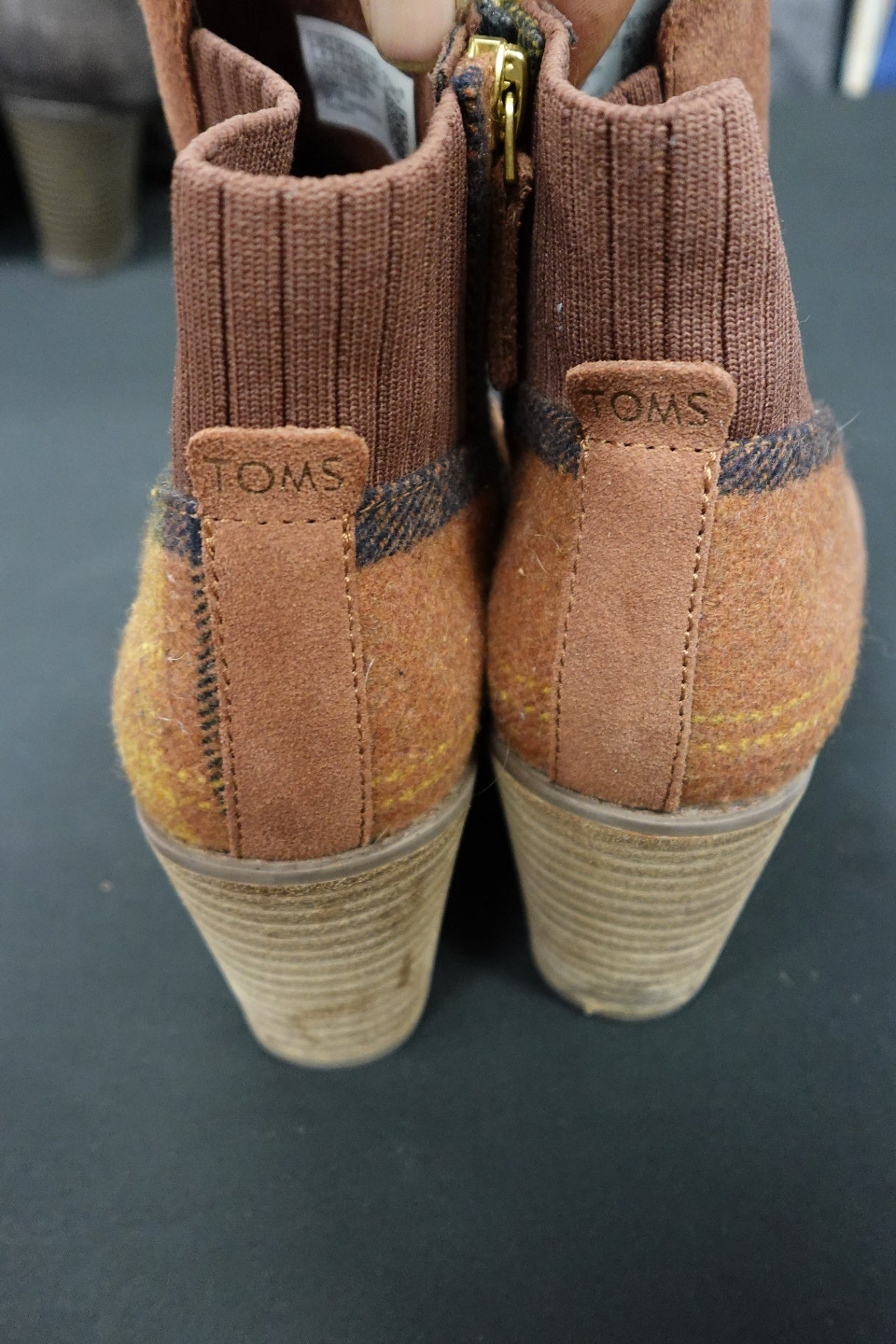 TOMS, Heeled Ankle Boots, 9