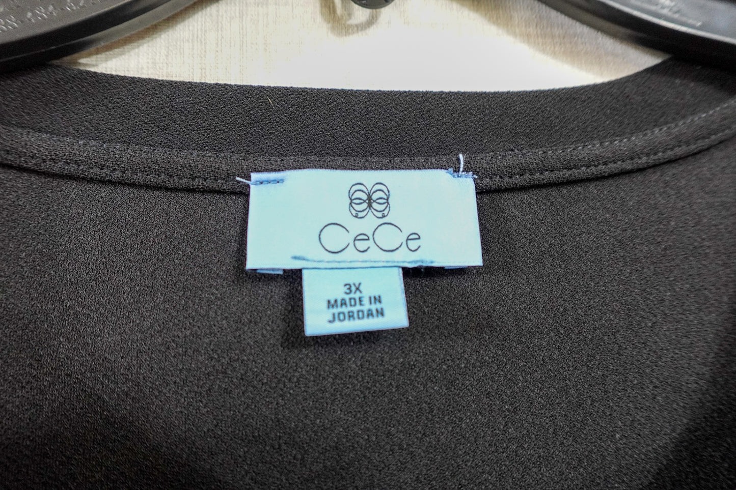CeCe, Short Sleeved Top, 3X