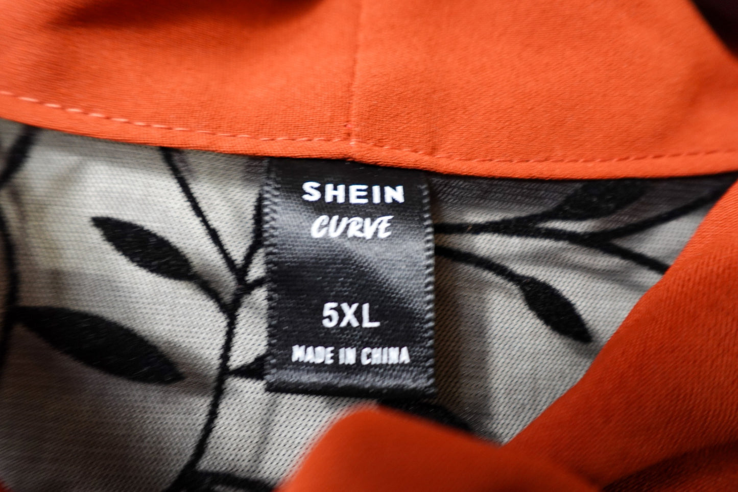 Shein, Long Sleeves Top, 5XL - runs small 3x recommended