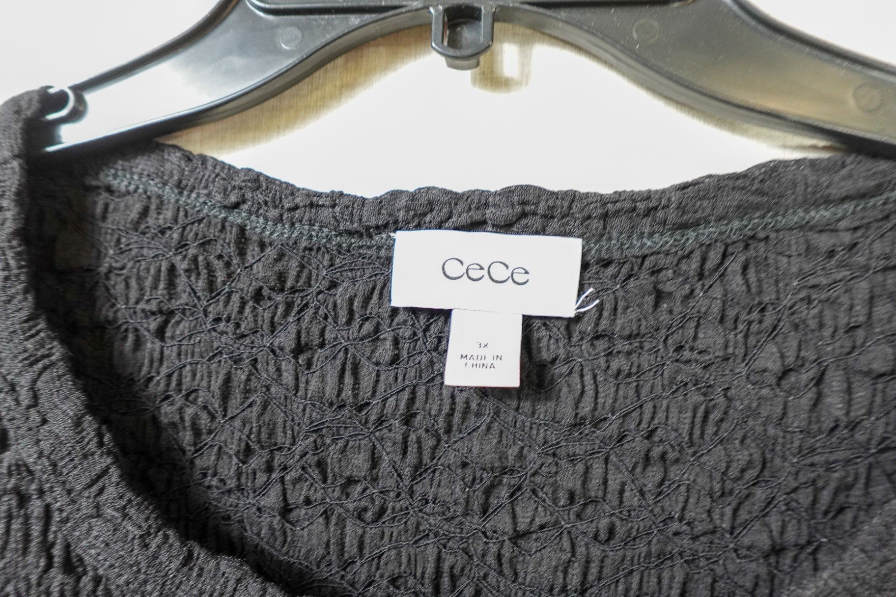 CeCe, Short Sleeved Top, 3X