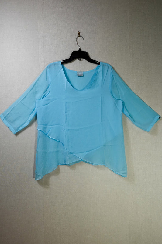 Click By Color By Me Cotton, Short Sleeve Top, XL