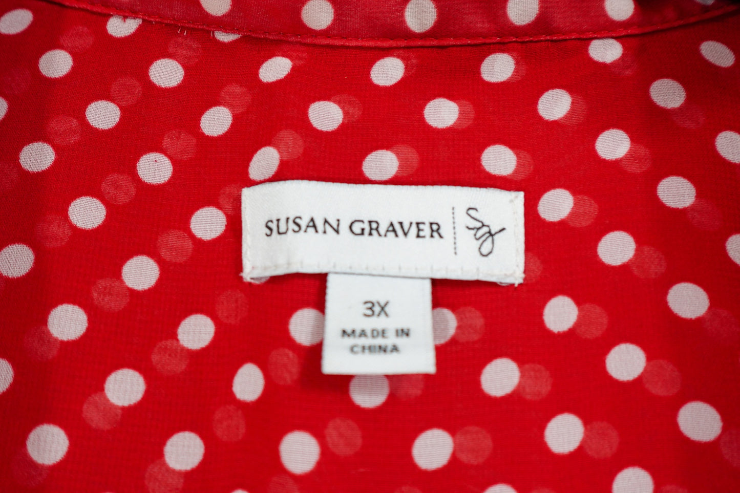 Susan Graver, Short Sleeved Top, 3X