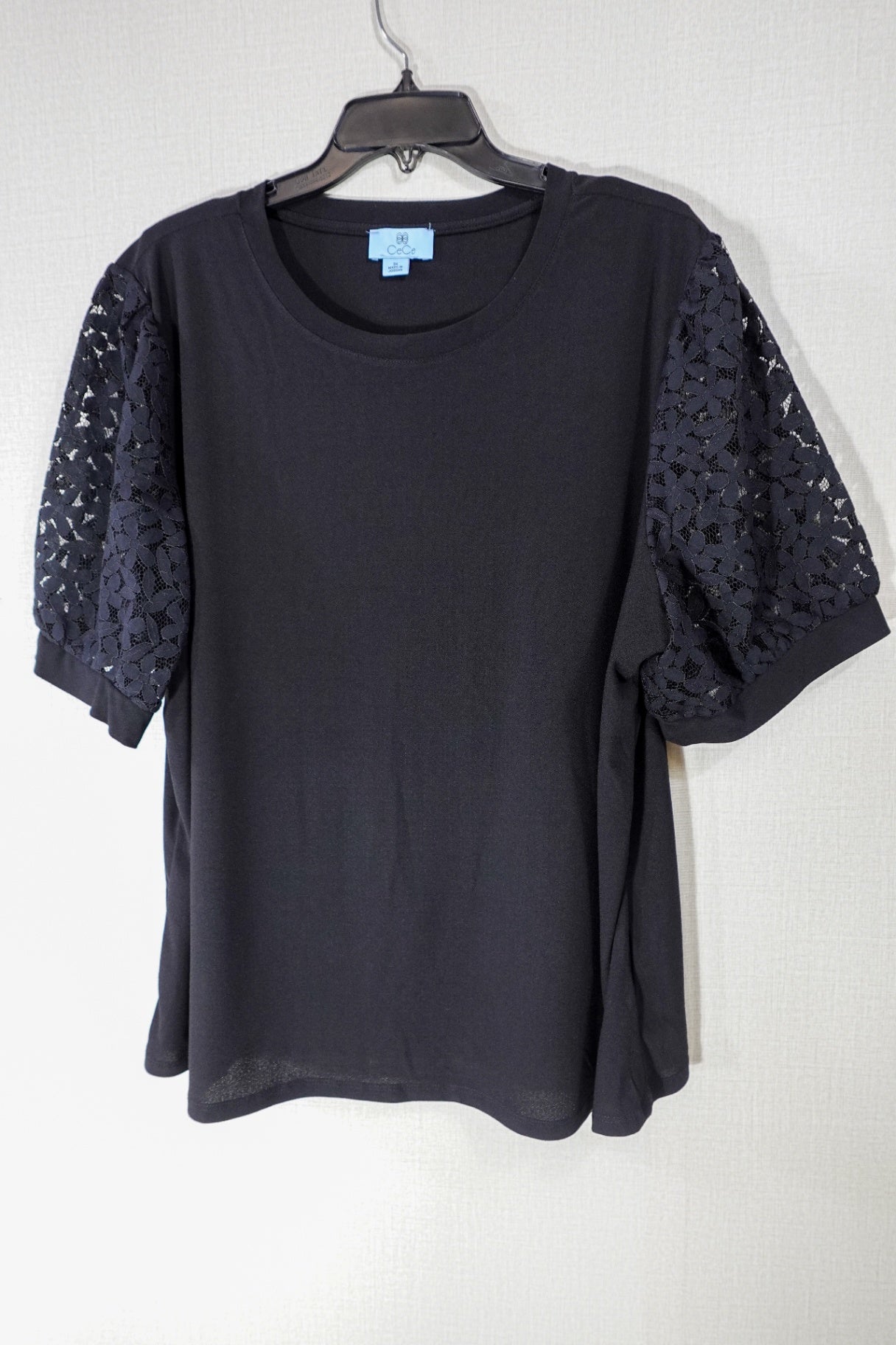 CeCe, Short Sleeved Top, 3X