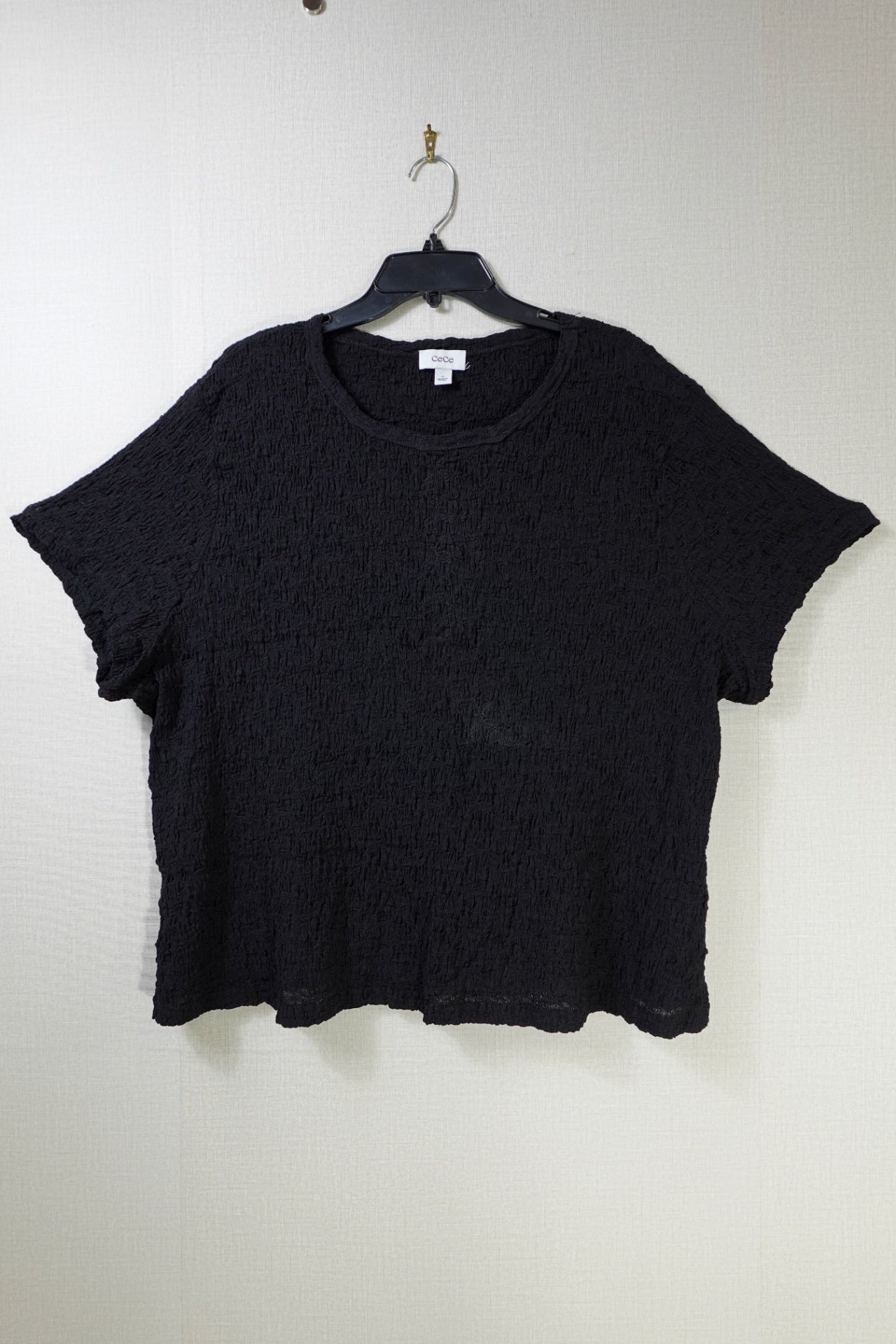 CeCe, Short Sleeved Top, 3X