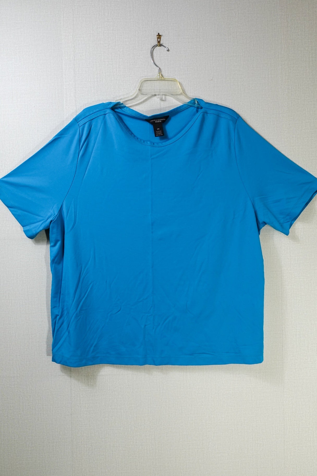 Investments Woman, Short Sleeved Top, 2X