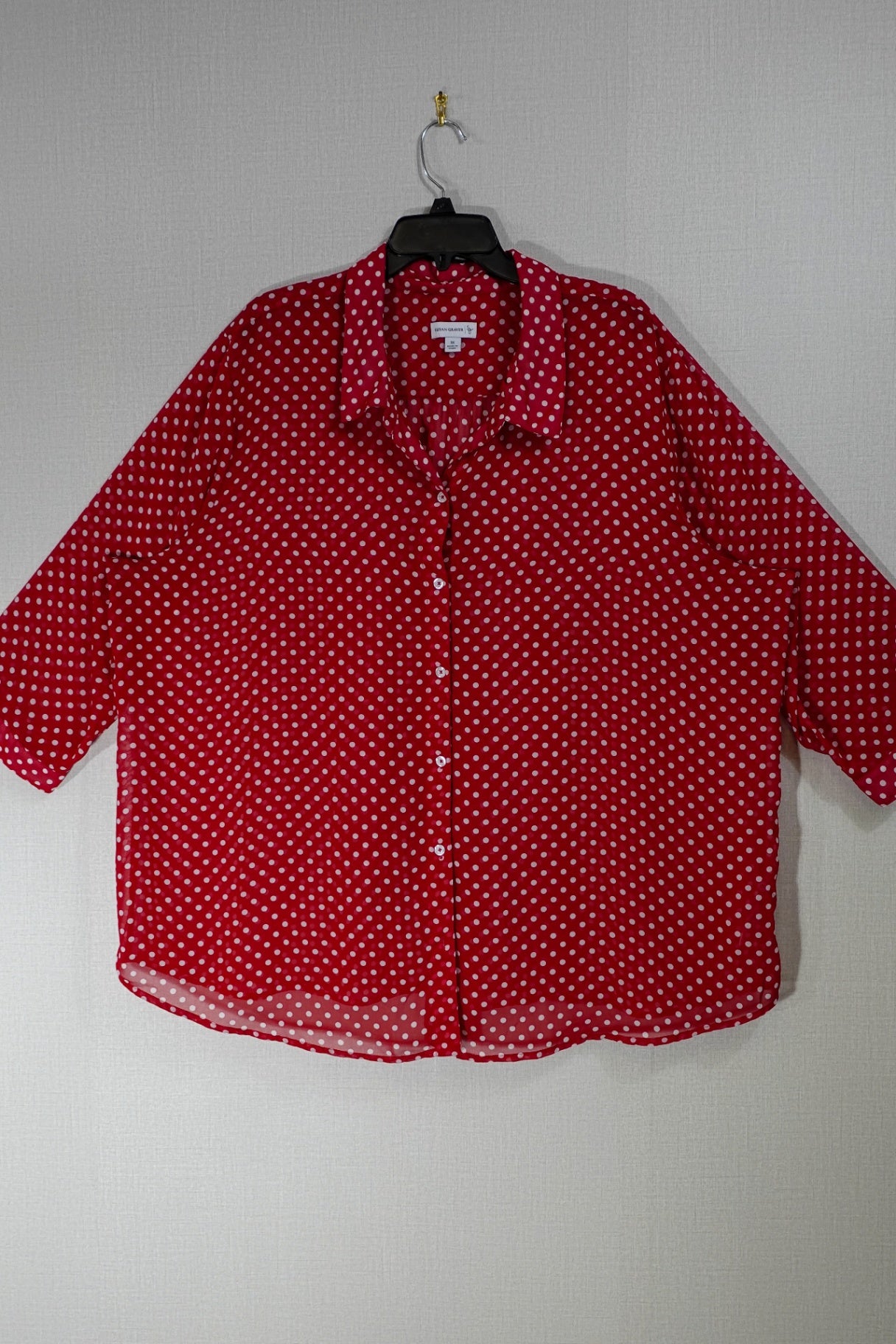 Susan Graver, Short Sleeved Top, 3X