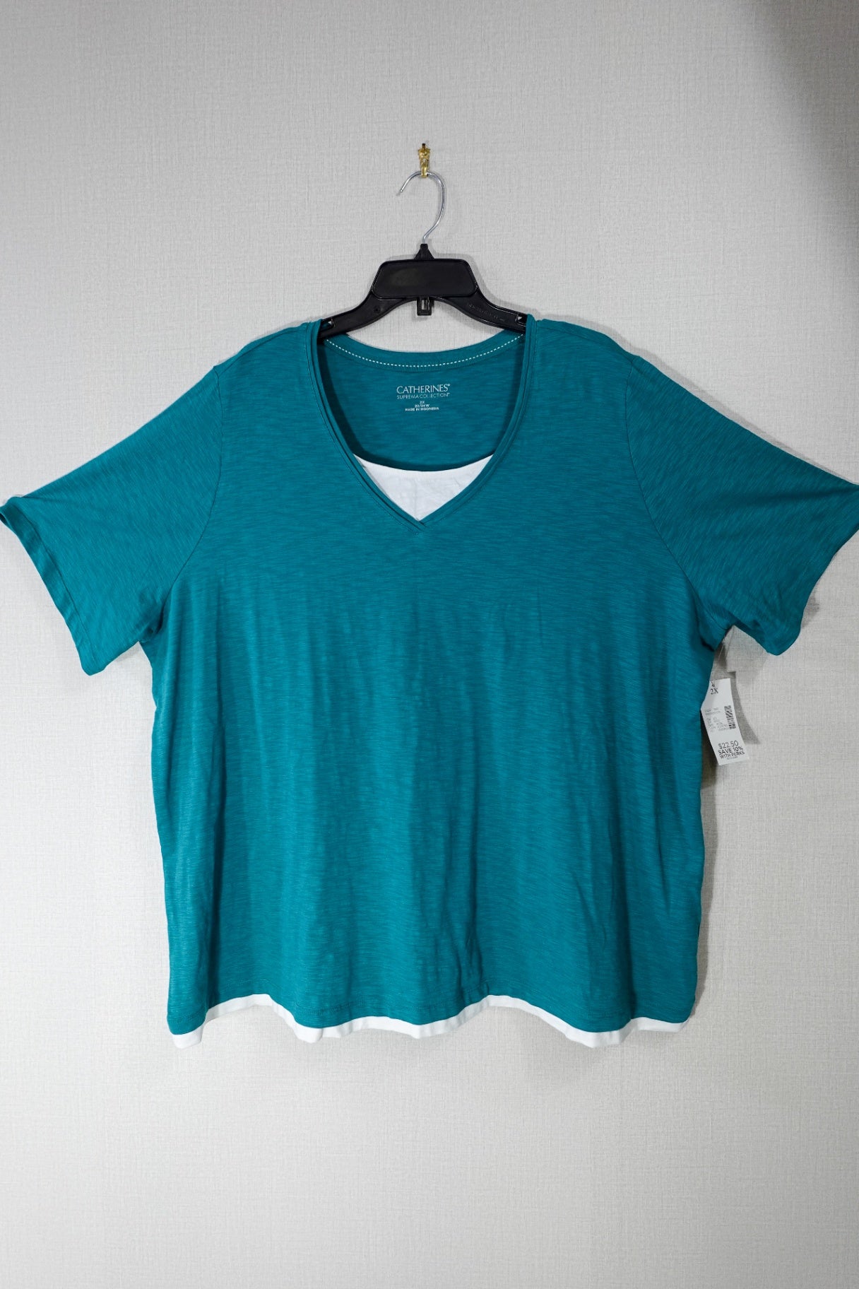 Catherines, New Short Sleeved Top, 2X