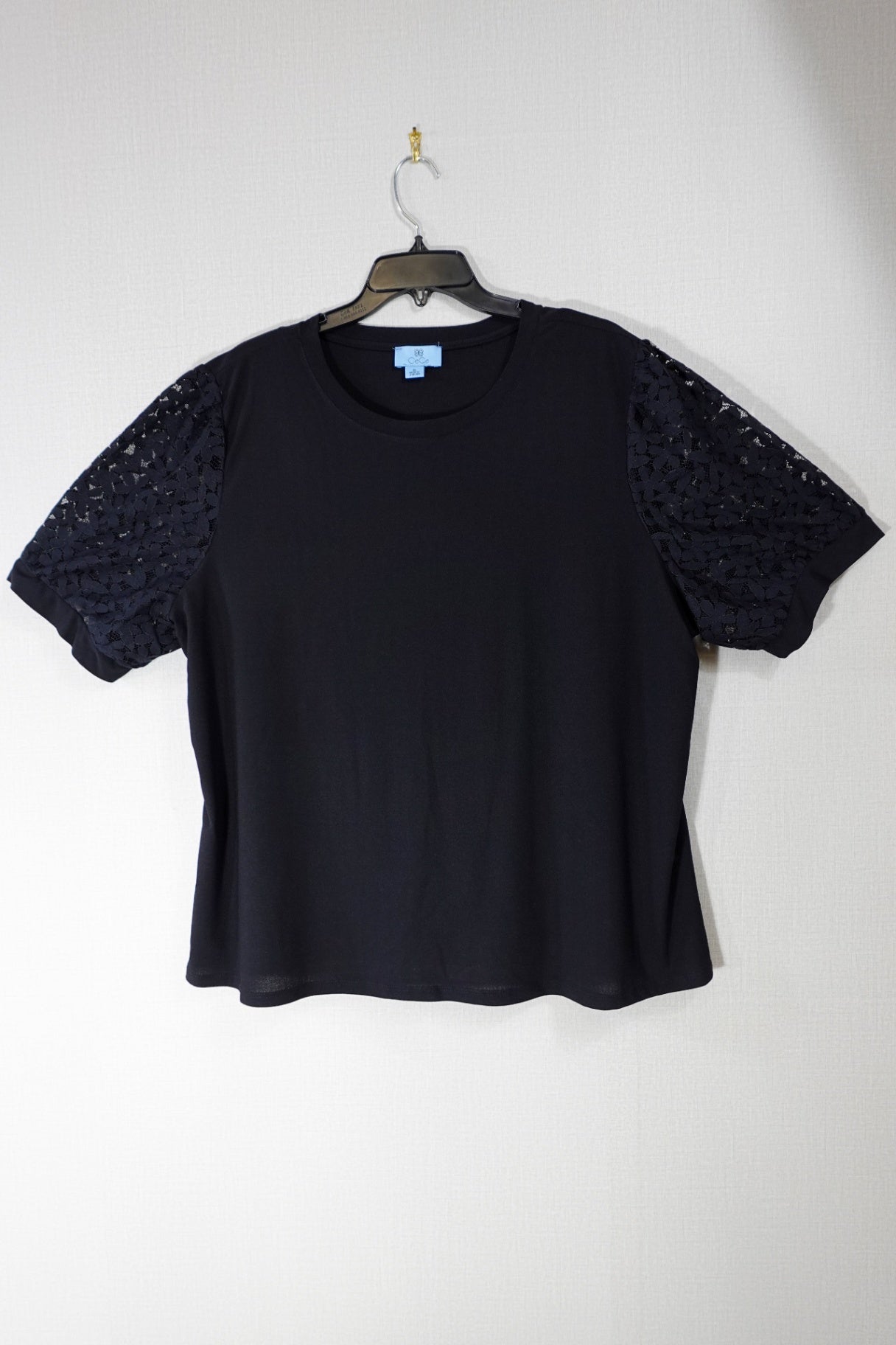 CeCe, Short Sleeved Top, 3X