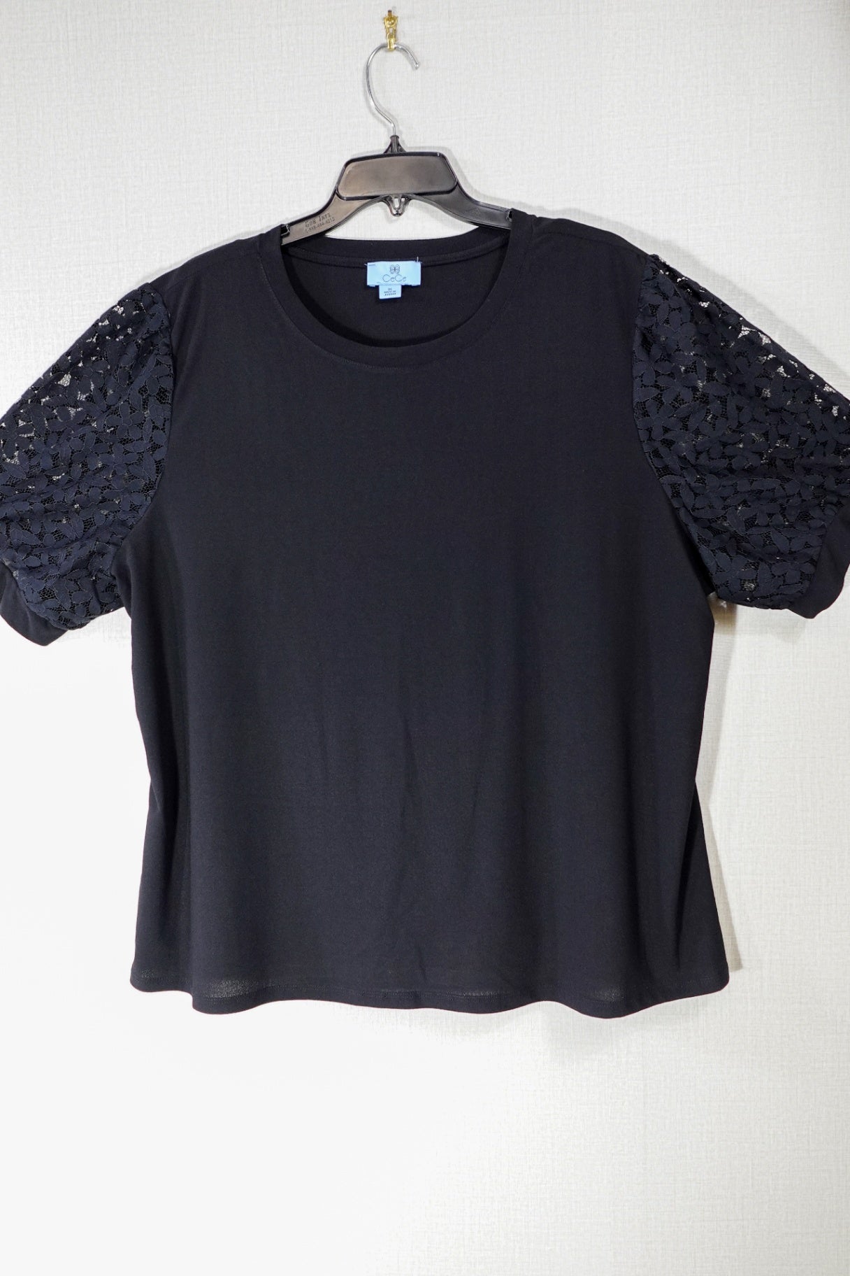 CeCe, Short Sleeved Top, 3X