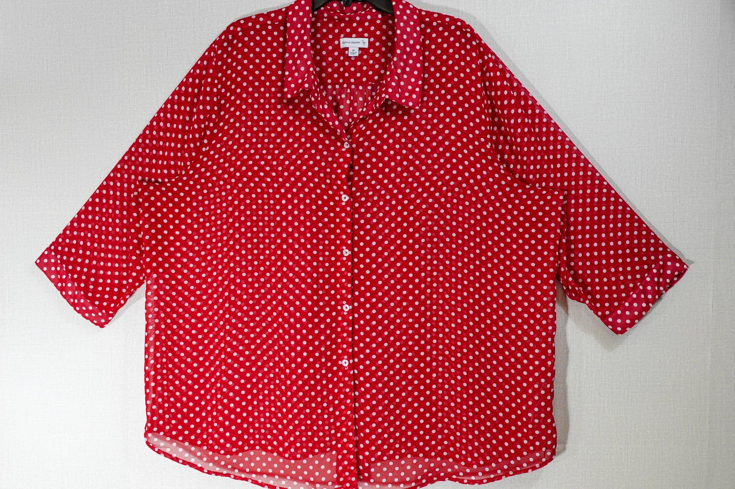 Susan Graver, Short Sleeved Top, 3X