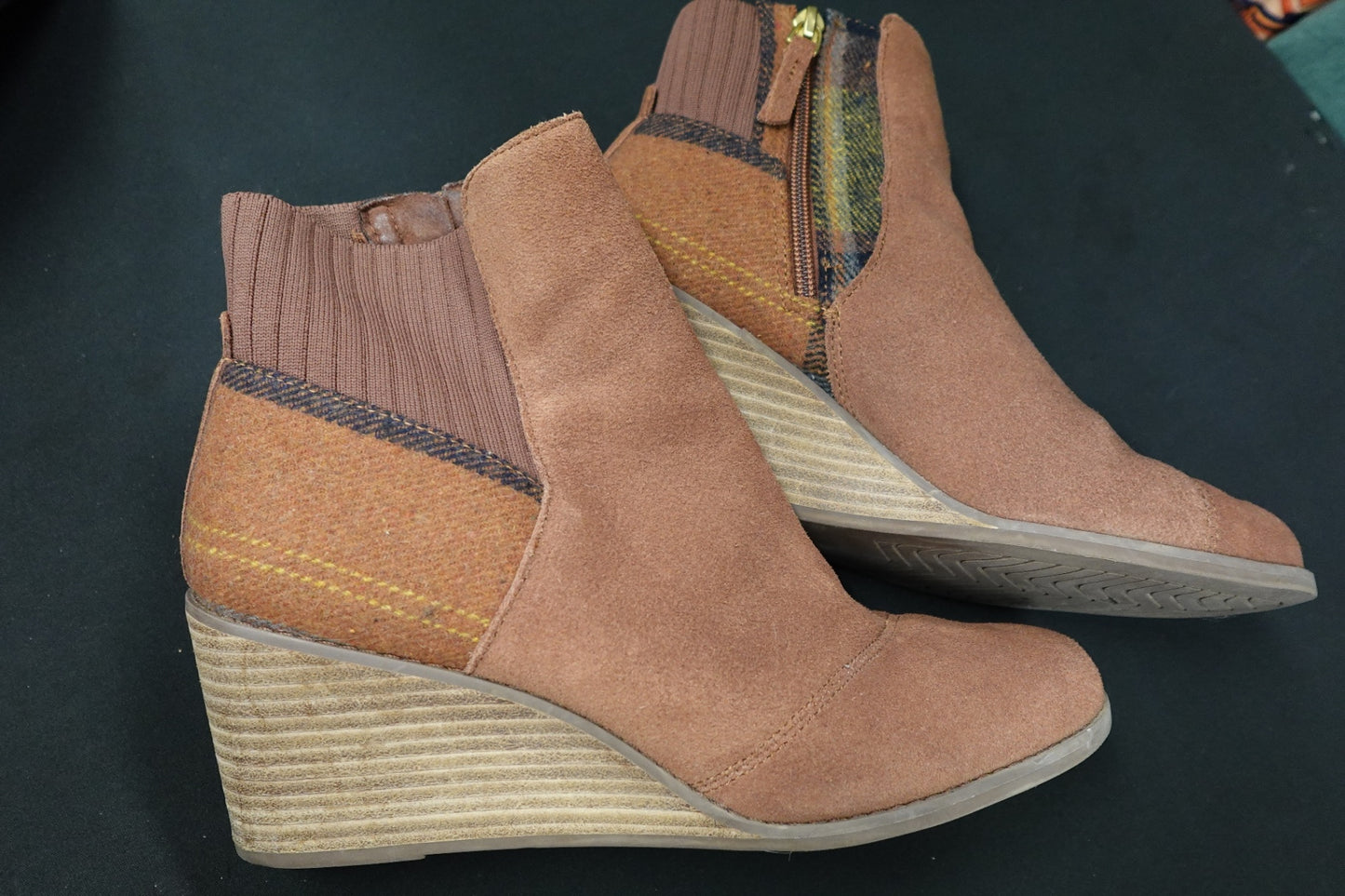 TOMS, Heeled Ankle Boots, 9