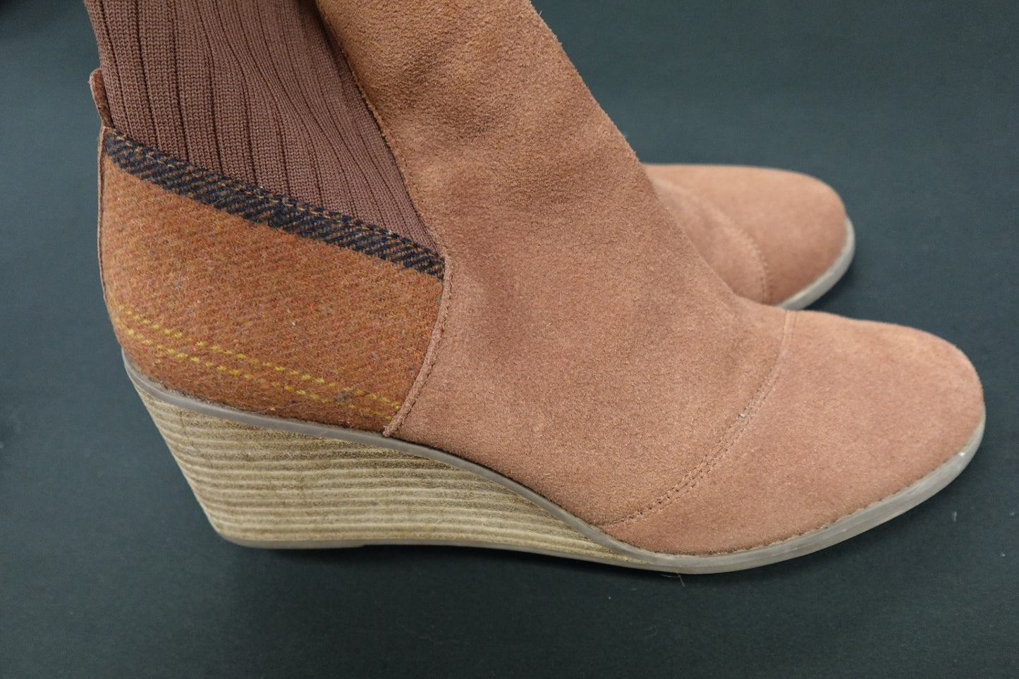 TOMS, Heeled Ankle Boots, 9