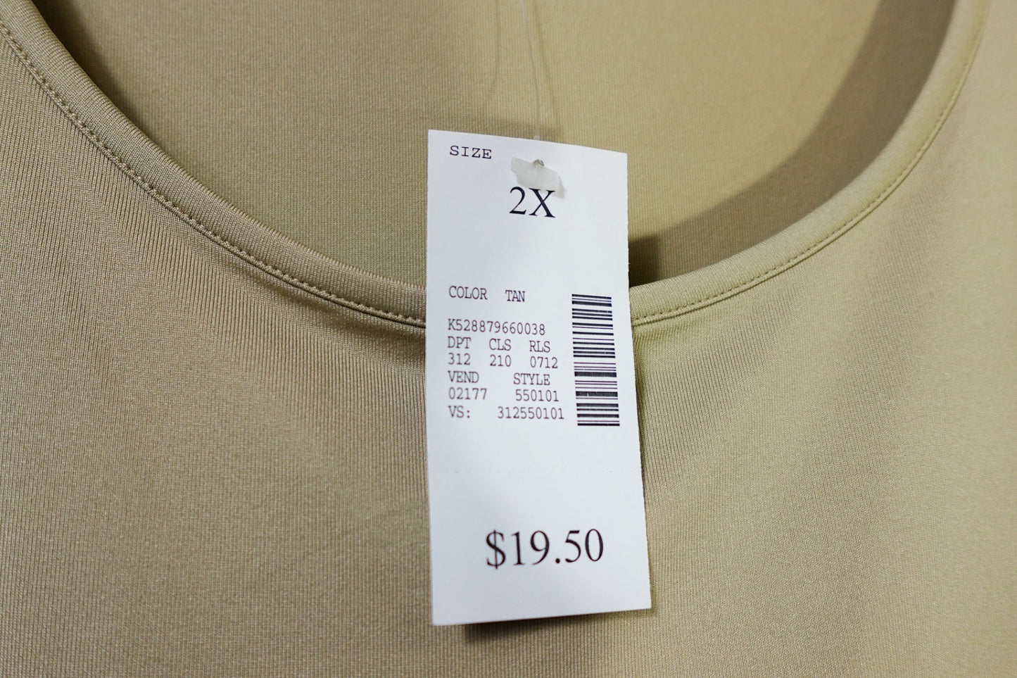Maggie Barnes for CATHERINES, New sleeveless top, 2X