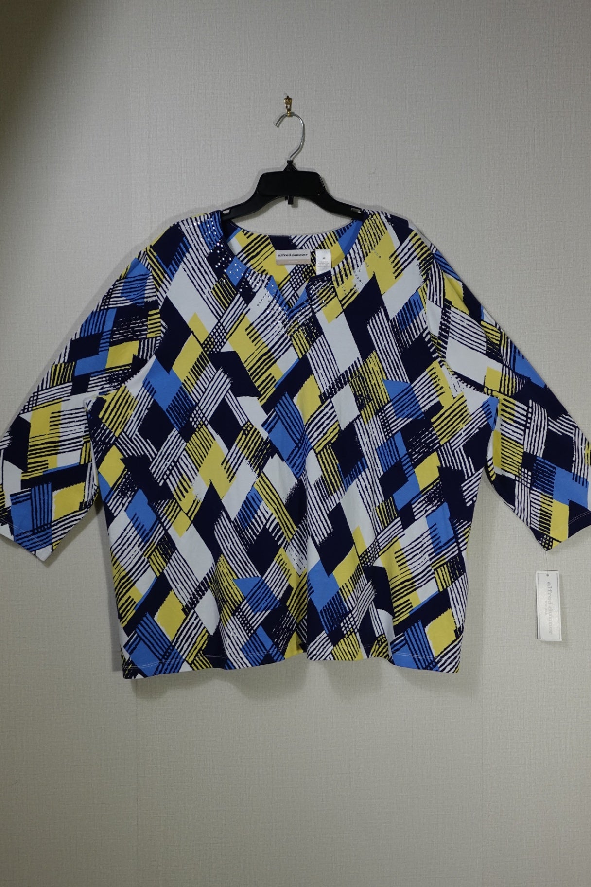 Alfred Dunner, New Short Sleeved Top, 3X