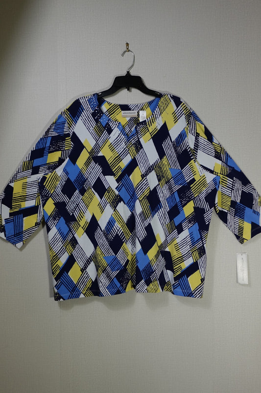 Alfred Dunner, New Short Sleeved Top, 3X