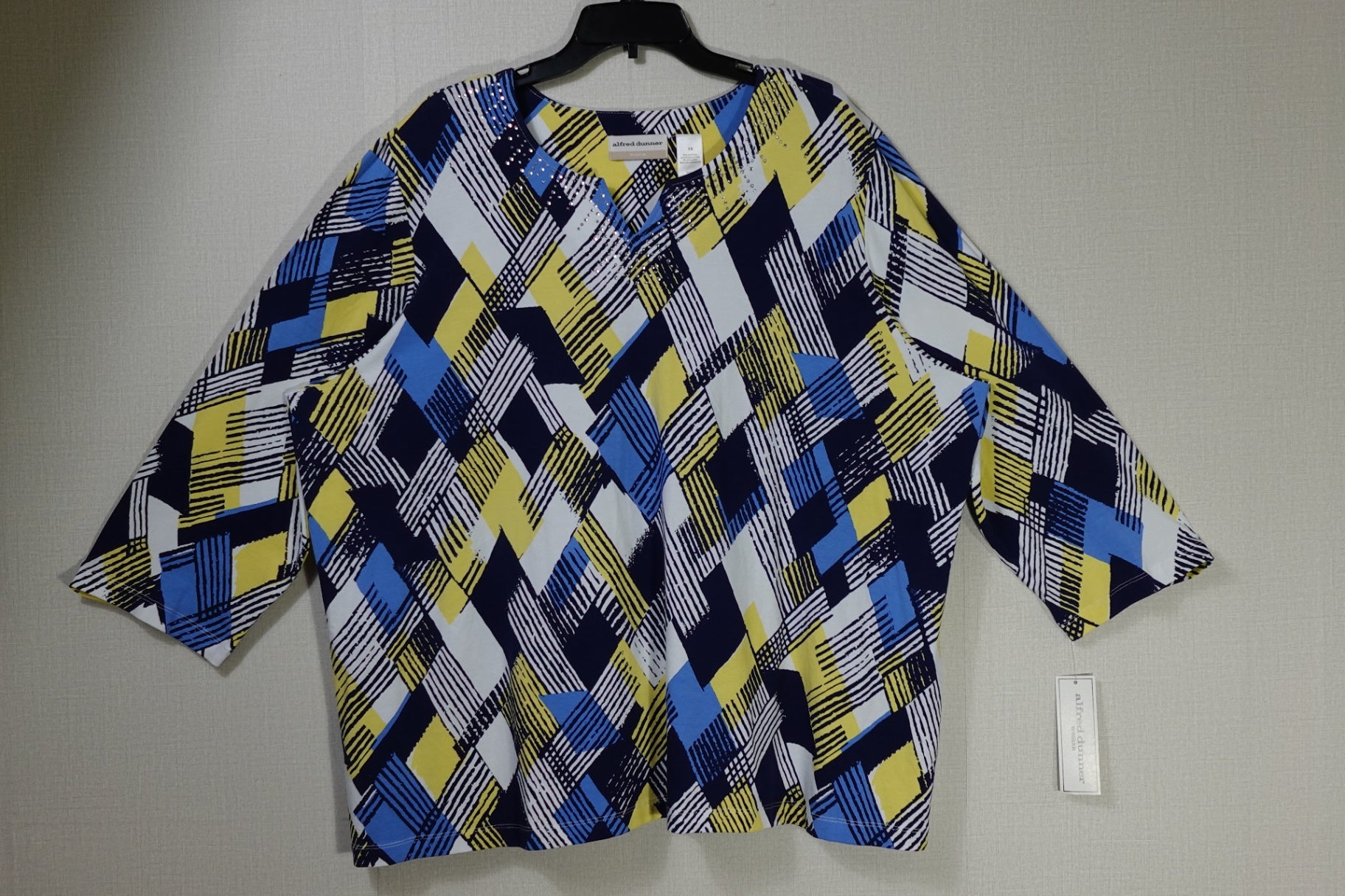 Alfred Dunner, New Short Sleeved Top, 3X
