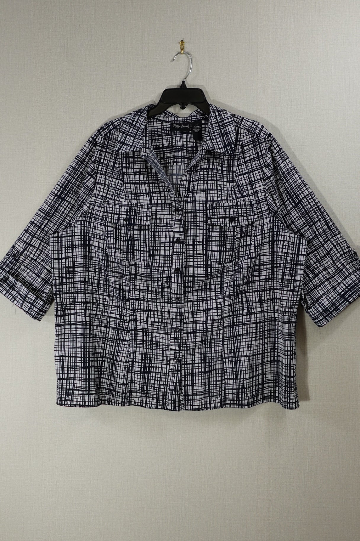 Maggie Barnes, 3/4 sleeve top, 22/24
