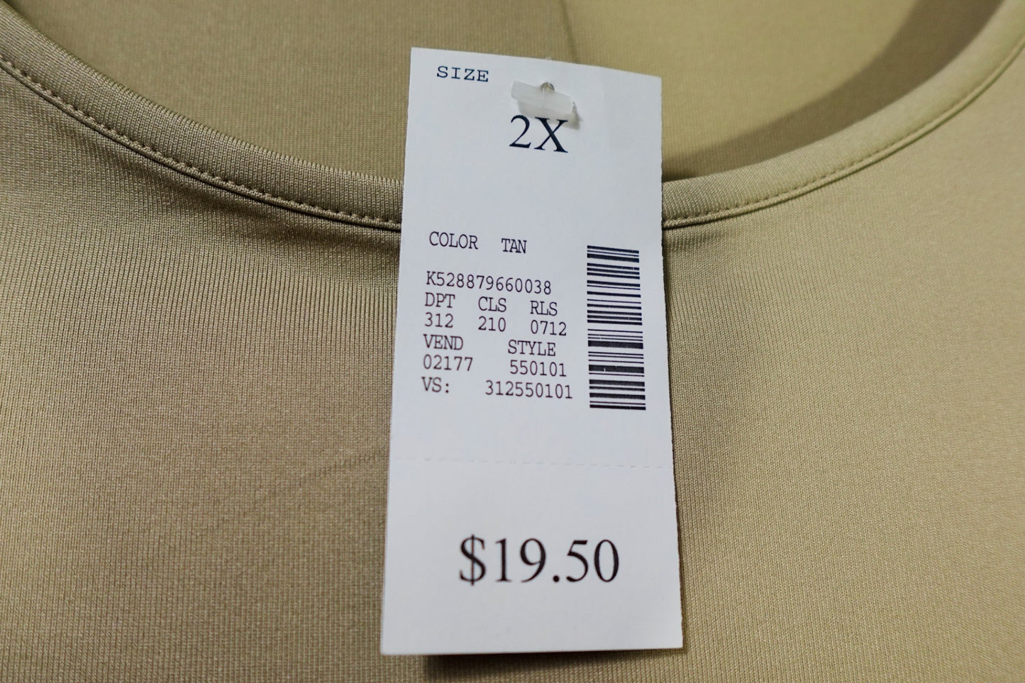 Maggie Barnes for CATHERINES, New sleeveless top, 2X