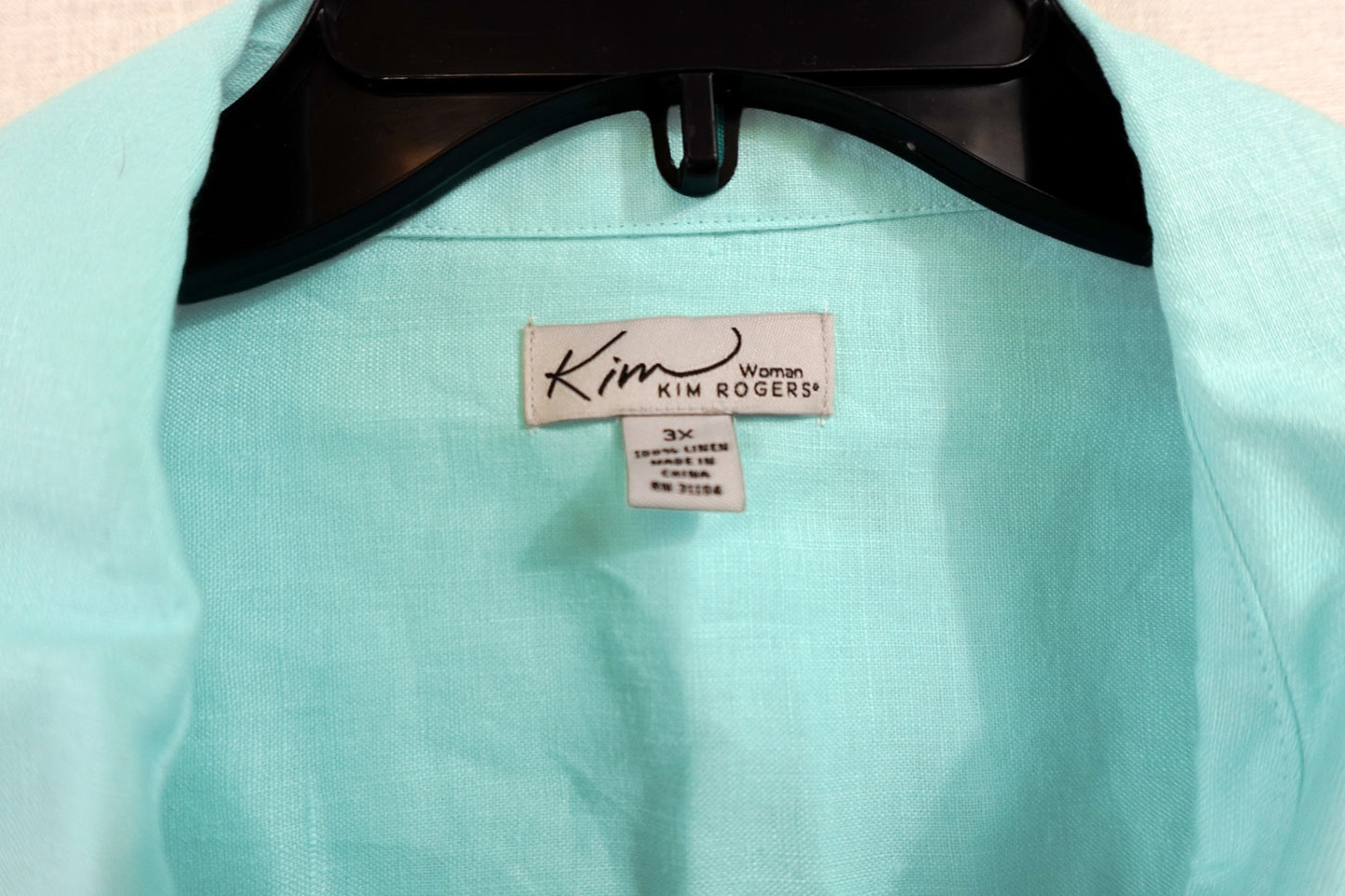 Kim Rogers, NEW 3/4 Sleeve Top, 3X