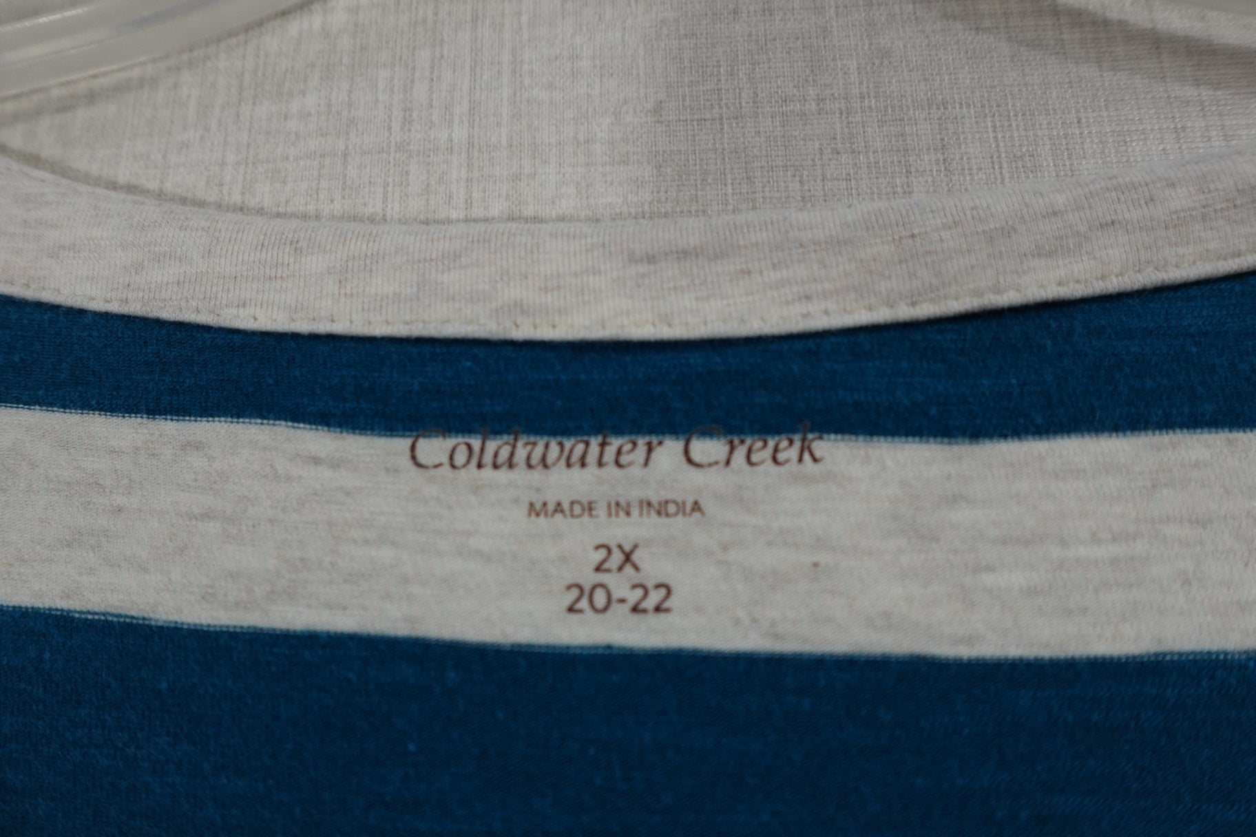 Coldwater Creek, 3/4 sleeve Top, 20/22