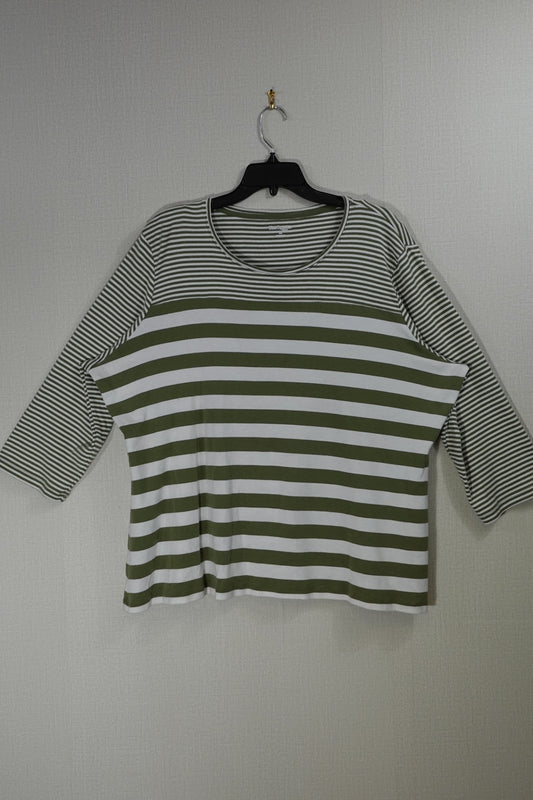 Kim Rogers, 3/4 sleeve top, 3X