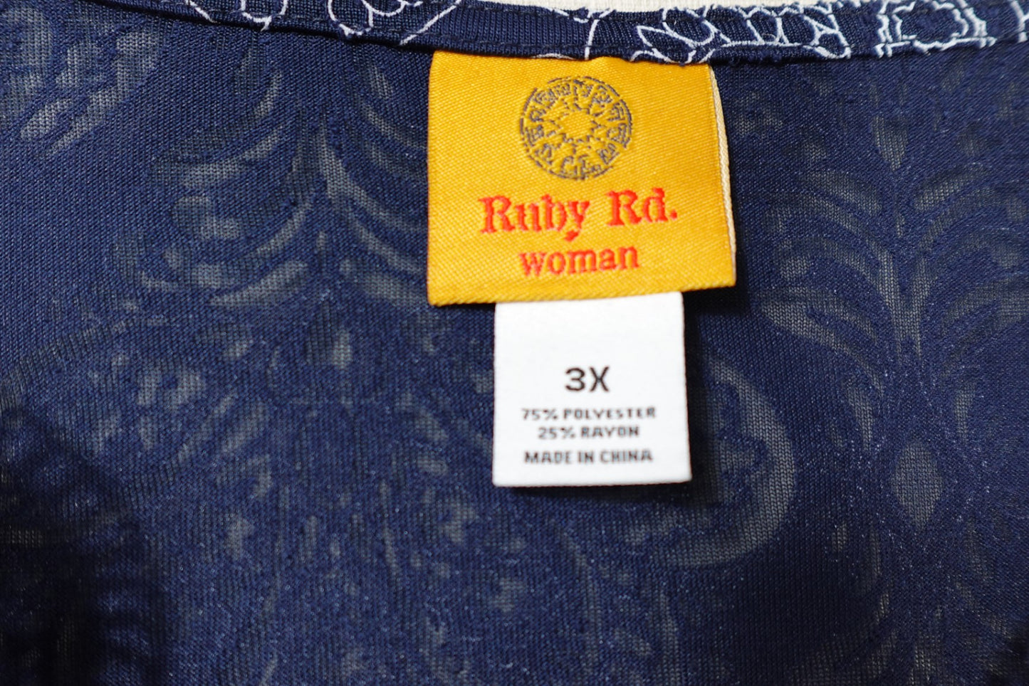 Ruby Rd., New Long Sleeves Top, 3X