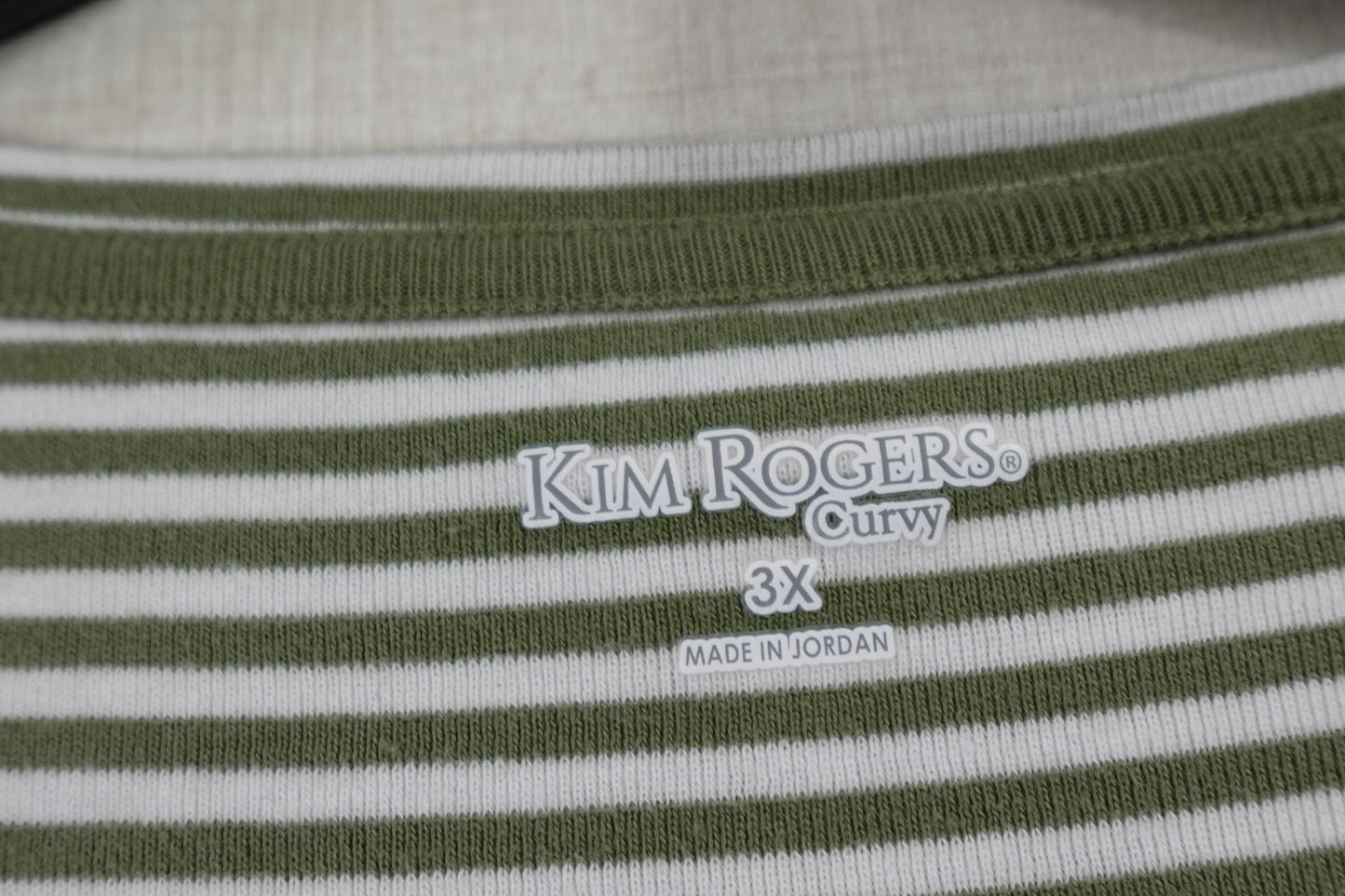 Kim Rogers, 3/4 sleeve top, 3X