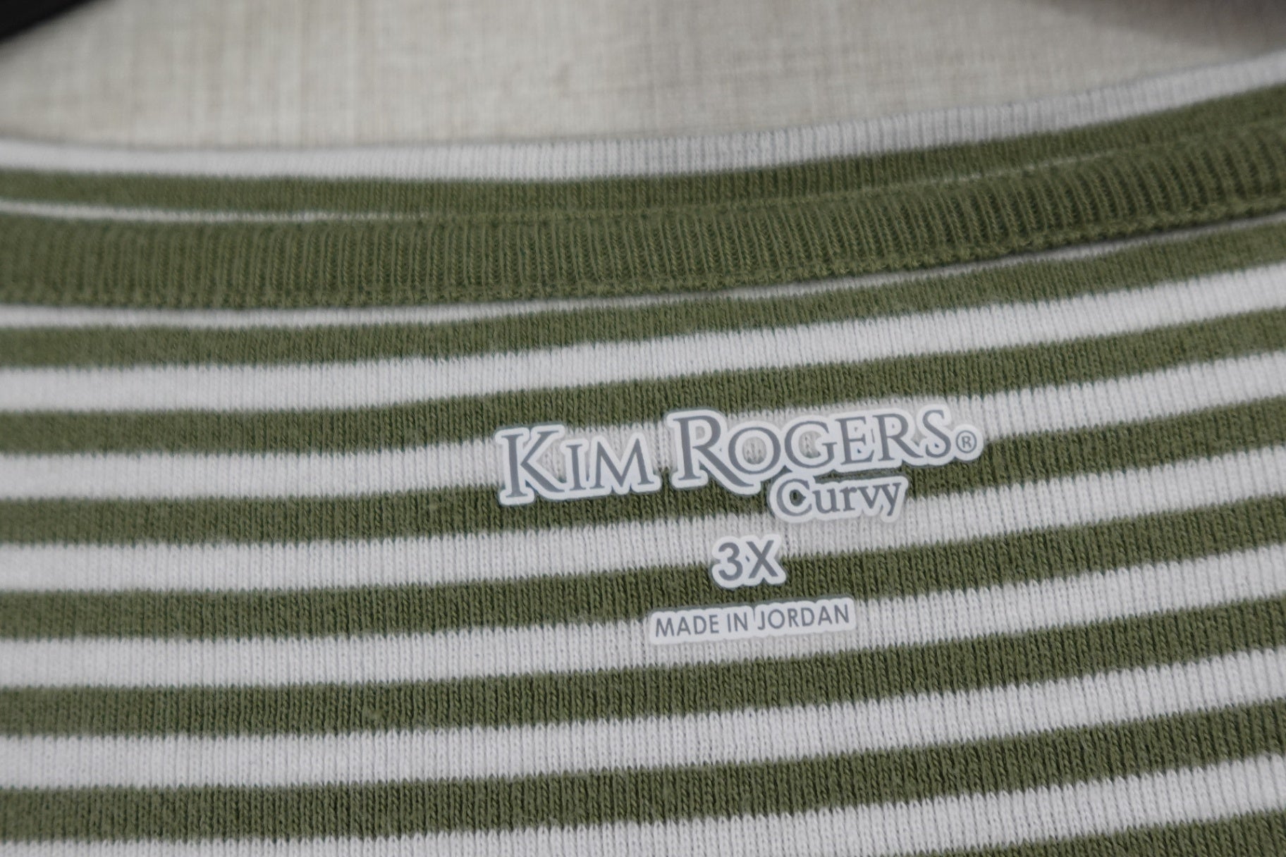 Kim Rogers, 3/4 sleeve top, 3X