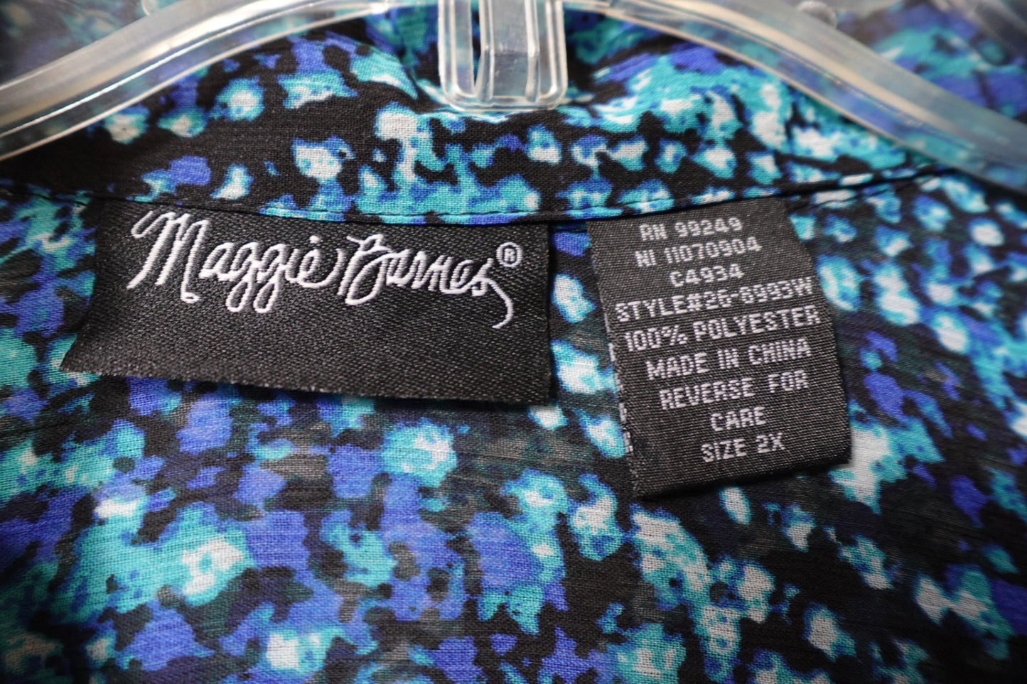 Maggie Barnes, 3/4 Sleeve Top, 2X