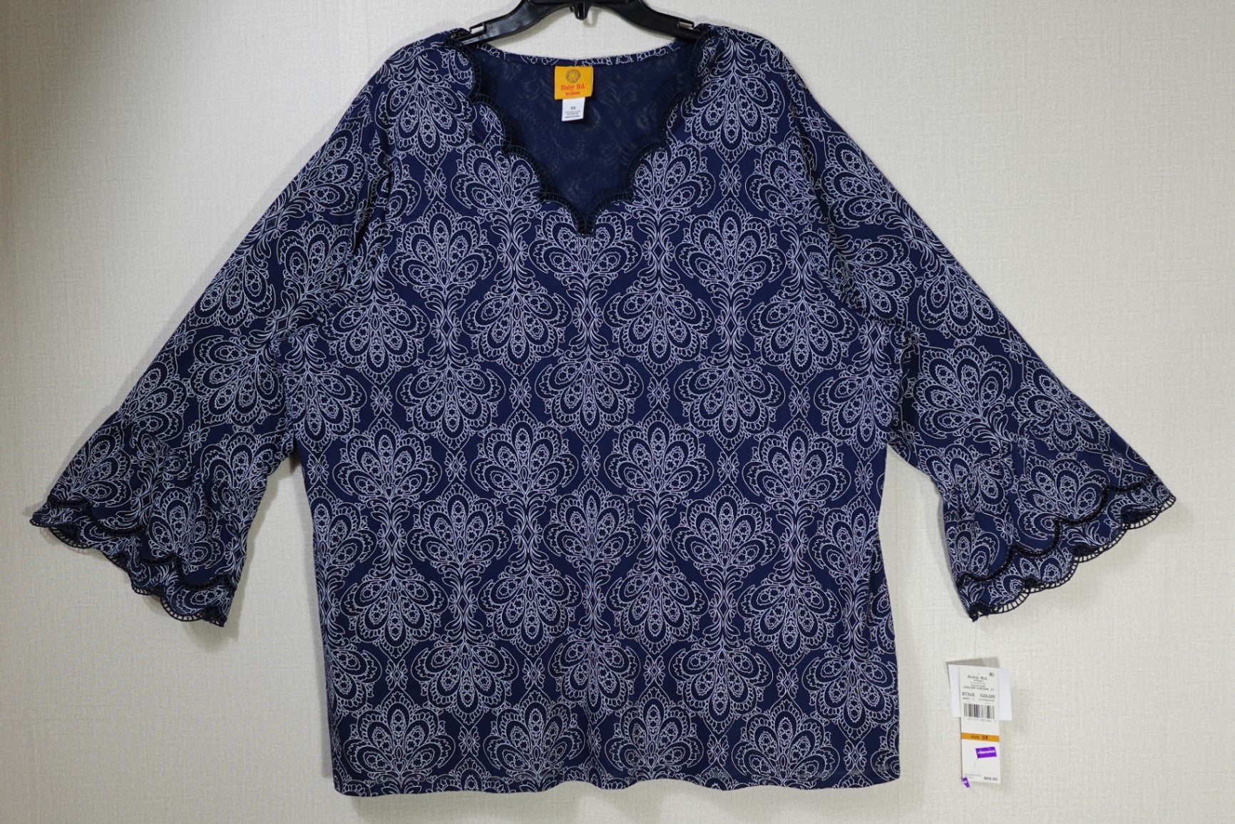 Ruby Rd., New Long Sleeves Top, 3X