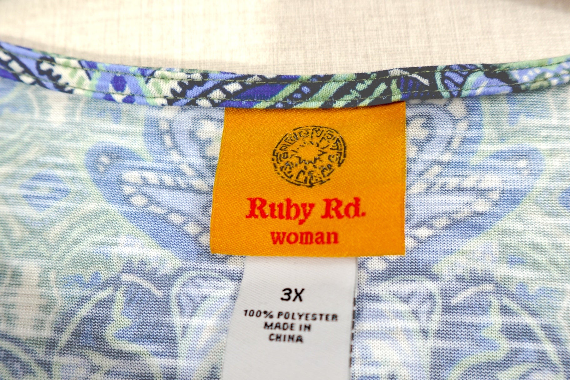 Ruby Rd, 3/4 Sleeve Top, 3X