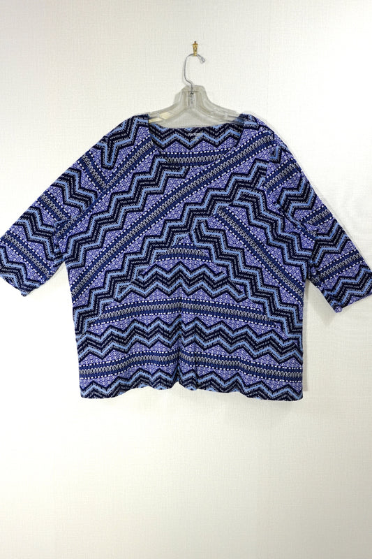 Kim Rogers, 3/4 Sleeve Top, 3X