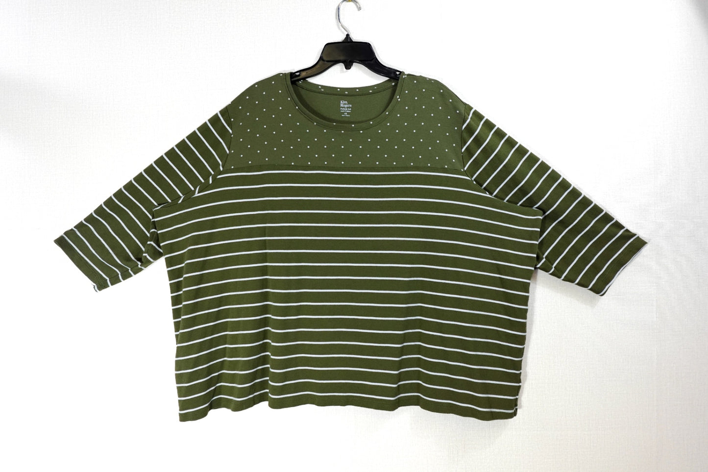 Kim Rogers, 3/4 SLEEVE TOP, 4X
