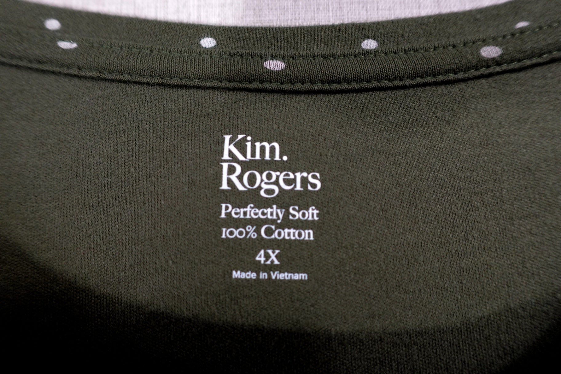 Kim Rogers, 3/4 SLEEVE TOP, 4X