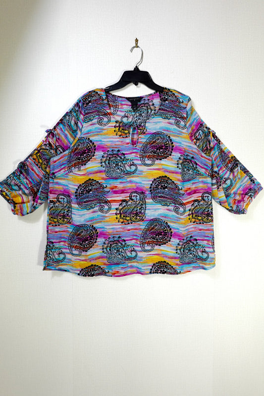 Investments II, Short Sleeved Top, 2X