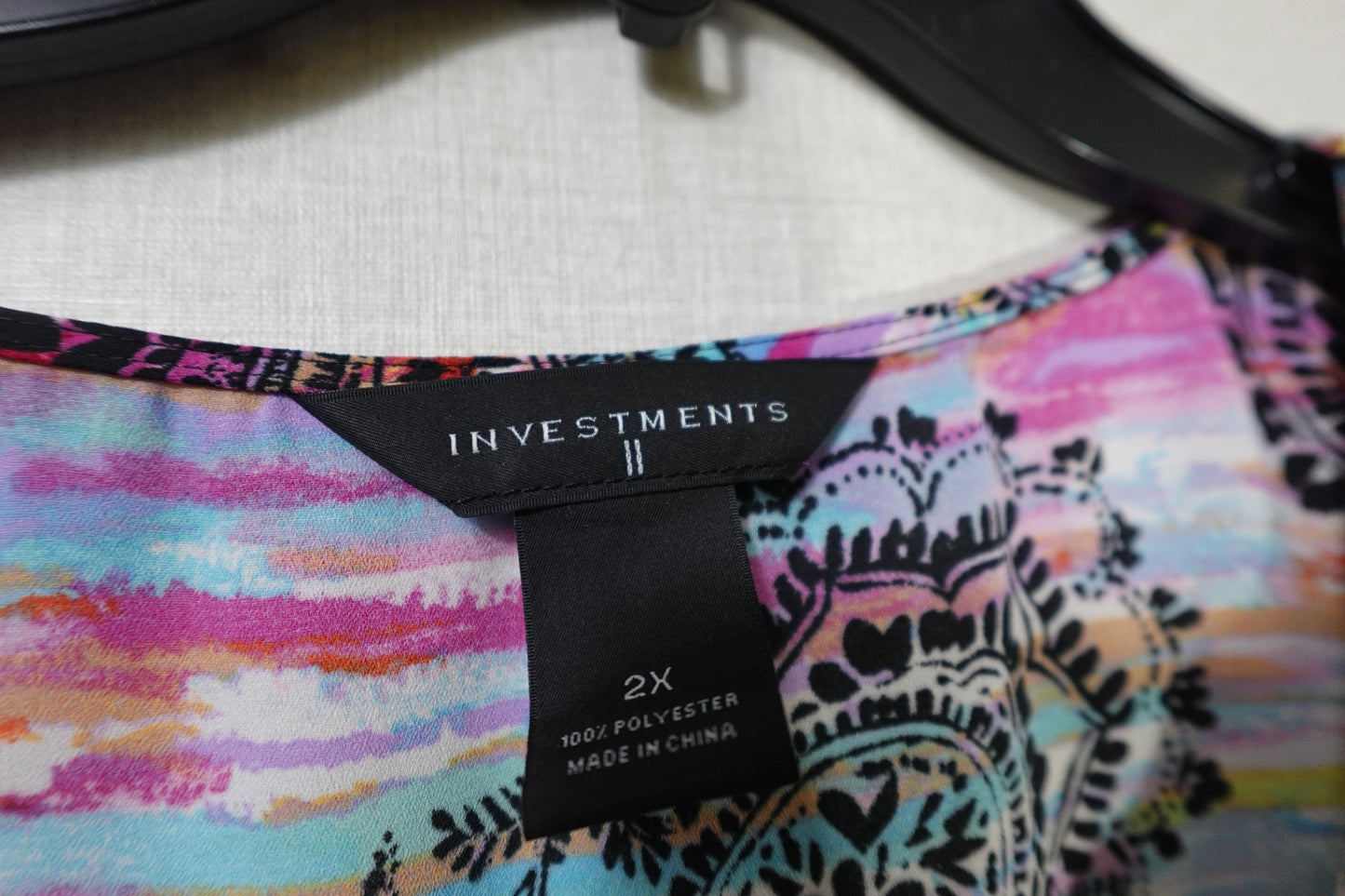 Investments II, Short Sleeved Top, 2X