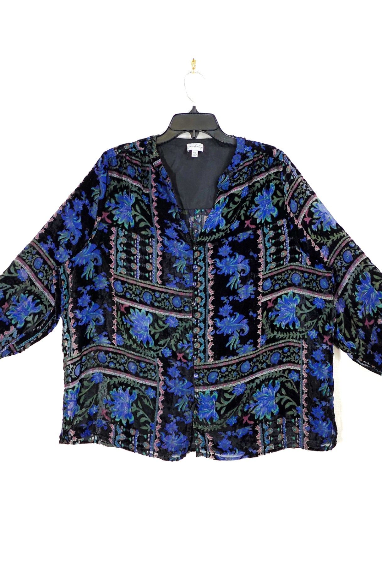 Wonderly, Long Sleeves Top, 2X