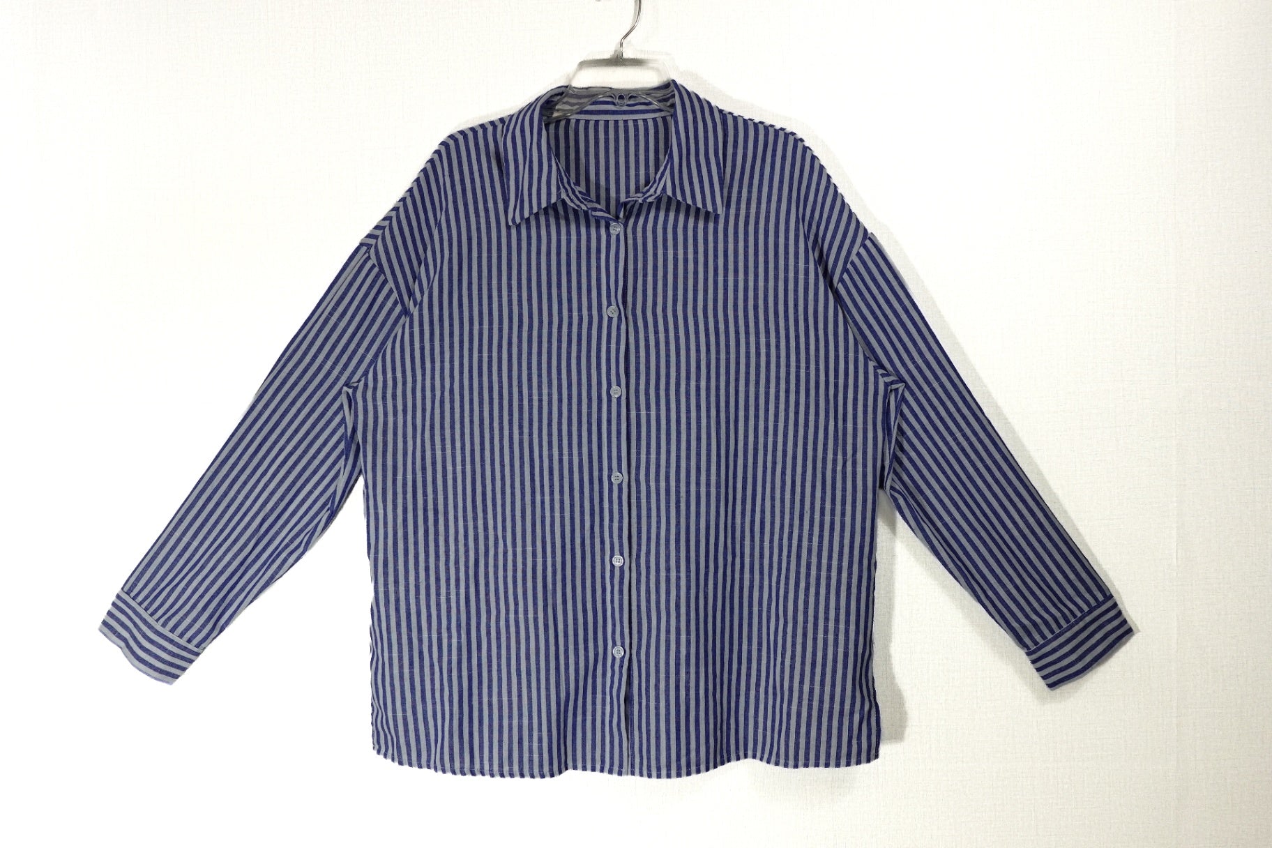 (No Label), Long Sleeves Top- Button Down, XL
