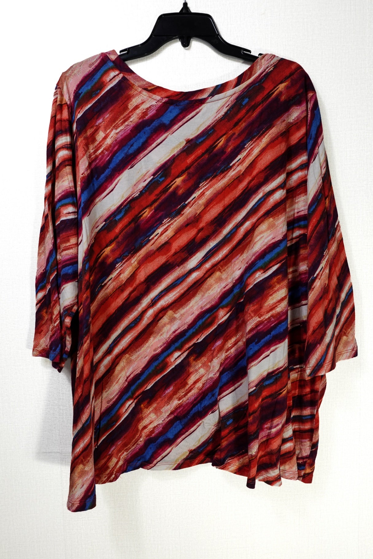 LOGO Lori Goldstein, 3/4 Sleeve Top, 4X