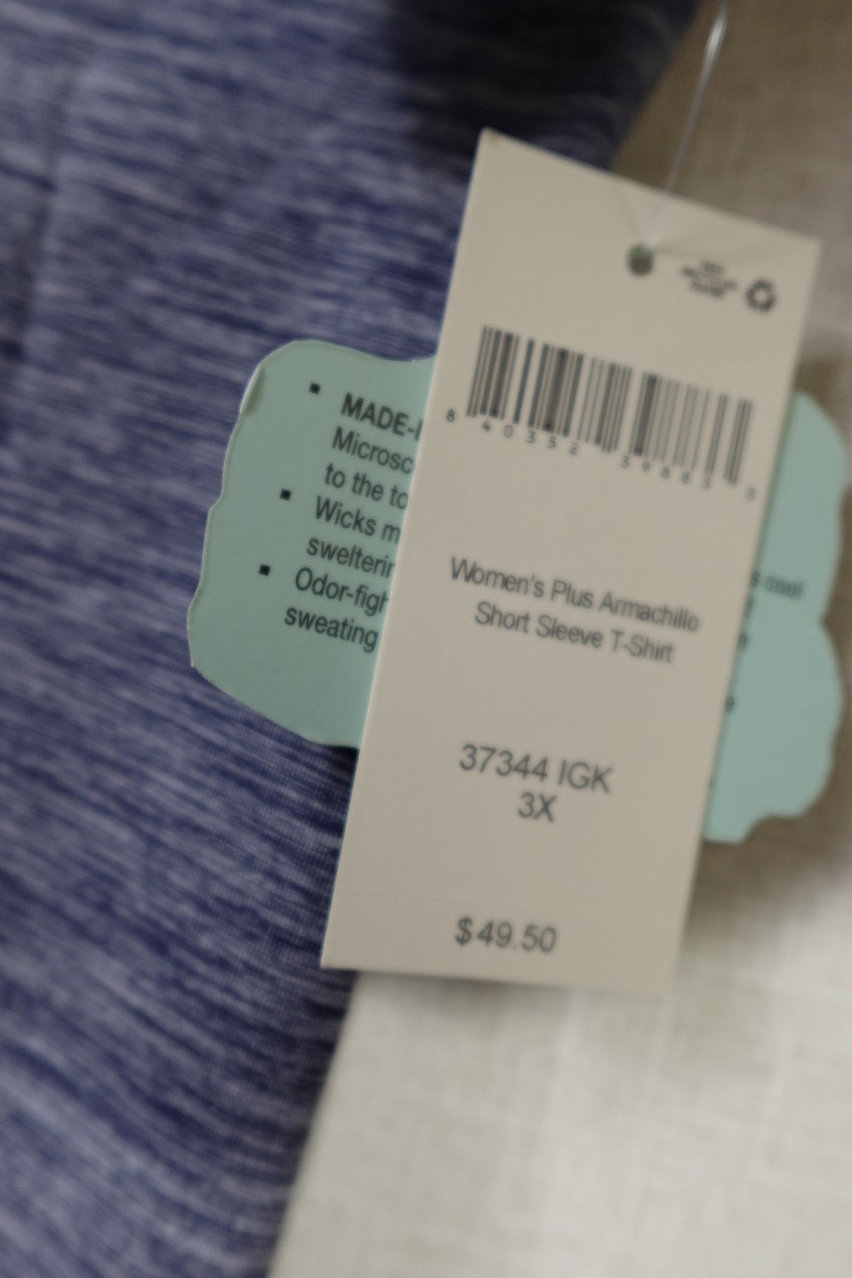 Duluth Trading Co., New Short Sleeved Top, 3X