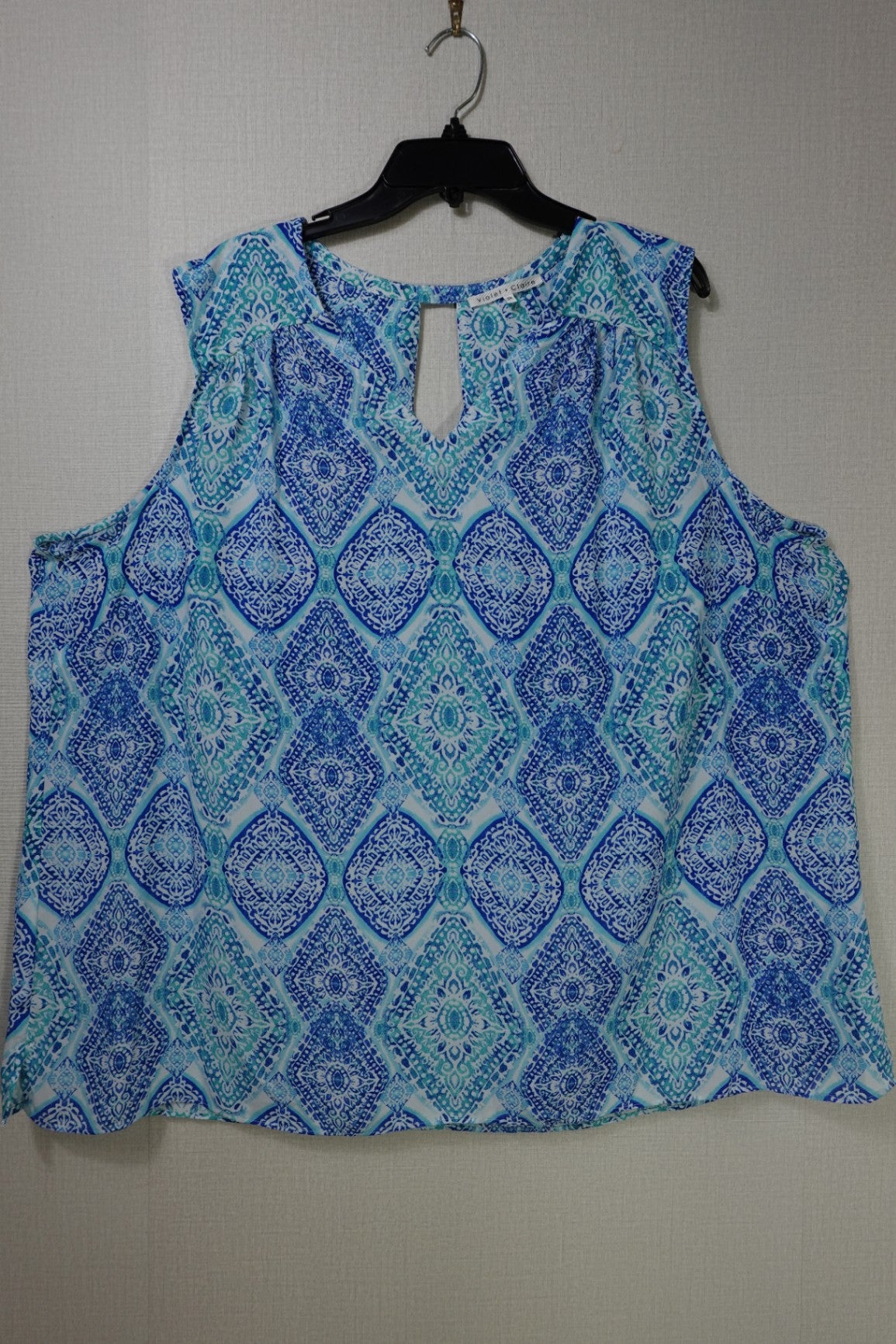 Violet + Claire, Sleeveless Top, 3X