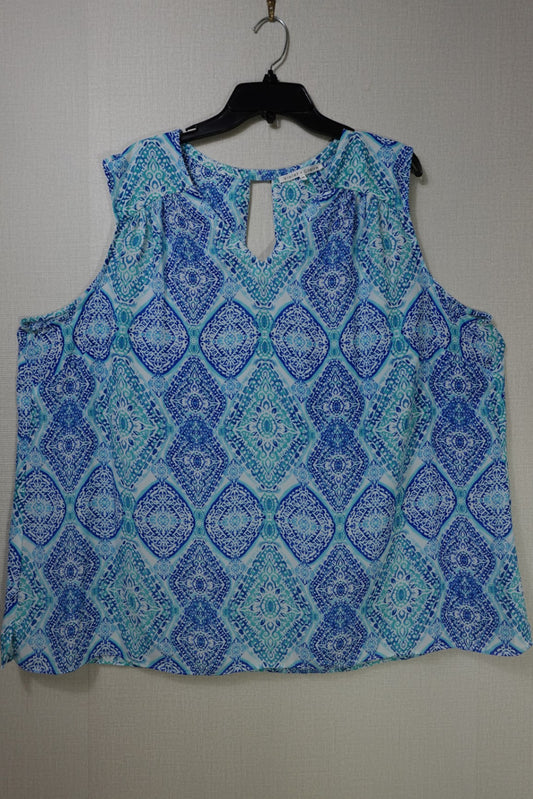 Violet + Claire, Sleeveless Top, 3X