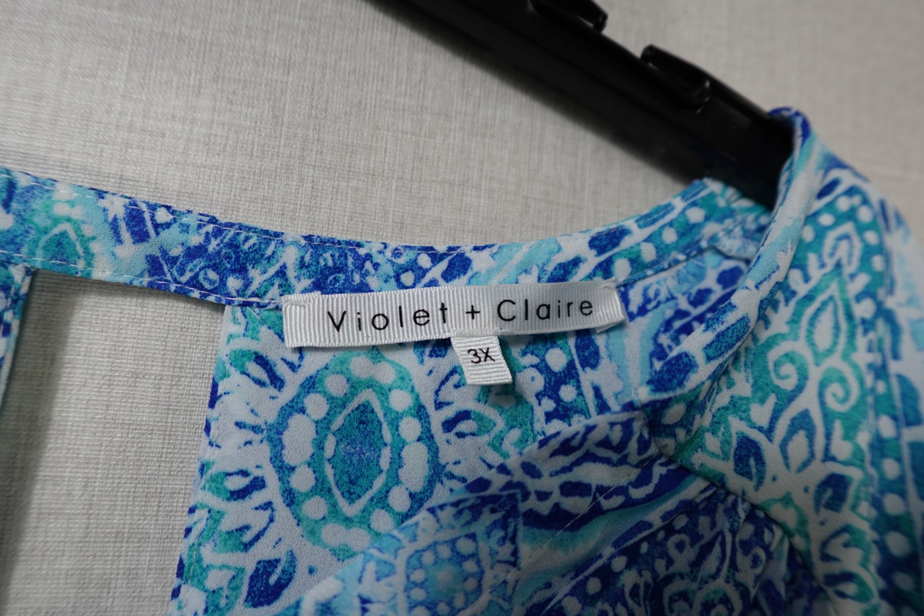 Violet + Claire, Sleeveless Top, 3X